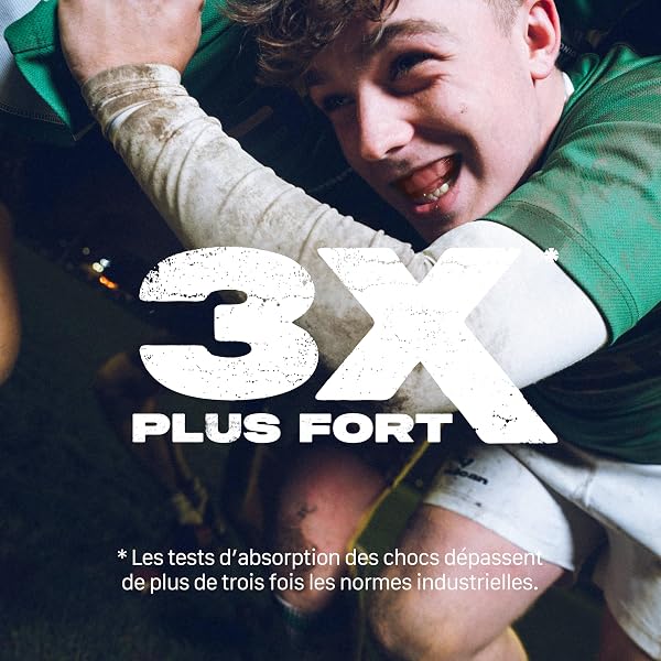 SafeJawz Sport Protège-dents Éléments FEU, Protection intégrale pour Tous Les Sports, notamment Le Rugby, MMA, Hockey, Judo, Karate, Les Arts Martiaux et la Boxe (ROUGE) - 2