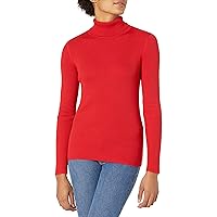 Amazon Essentials Maglione Dolcevita Leggero a Maniche Lunghe vestibilità Aderente Donna