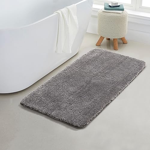 Miniatura 98 de YHF - Alfombras de baño de 20 x 32 pulgadas, extra gruesas y suaves, de microfibra peluda, lavables a máquina, alfombras de baño absorbentes, tapete