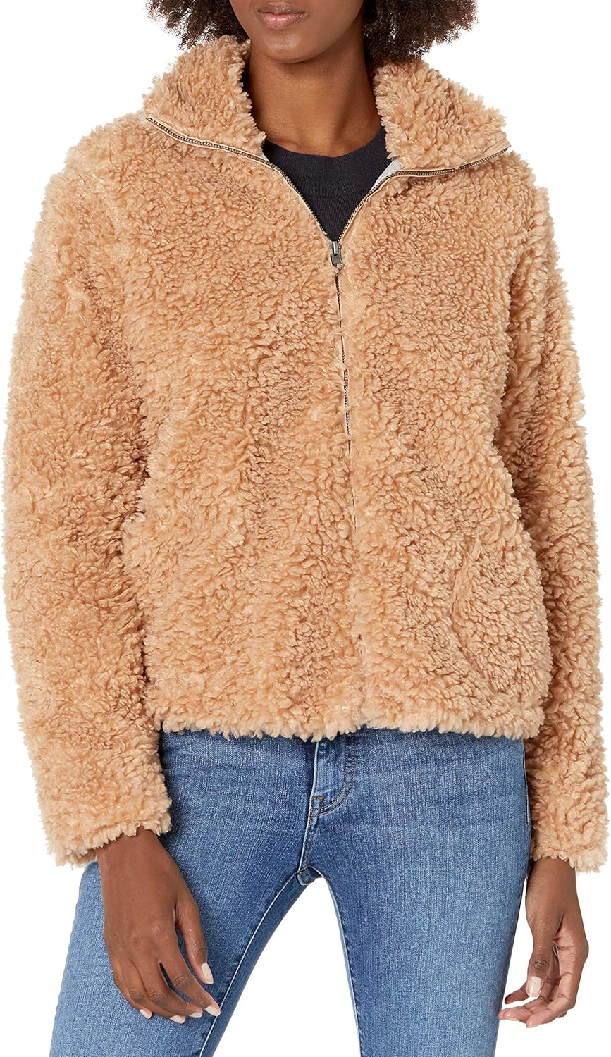 Popular fuzzy jacket Clearance