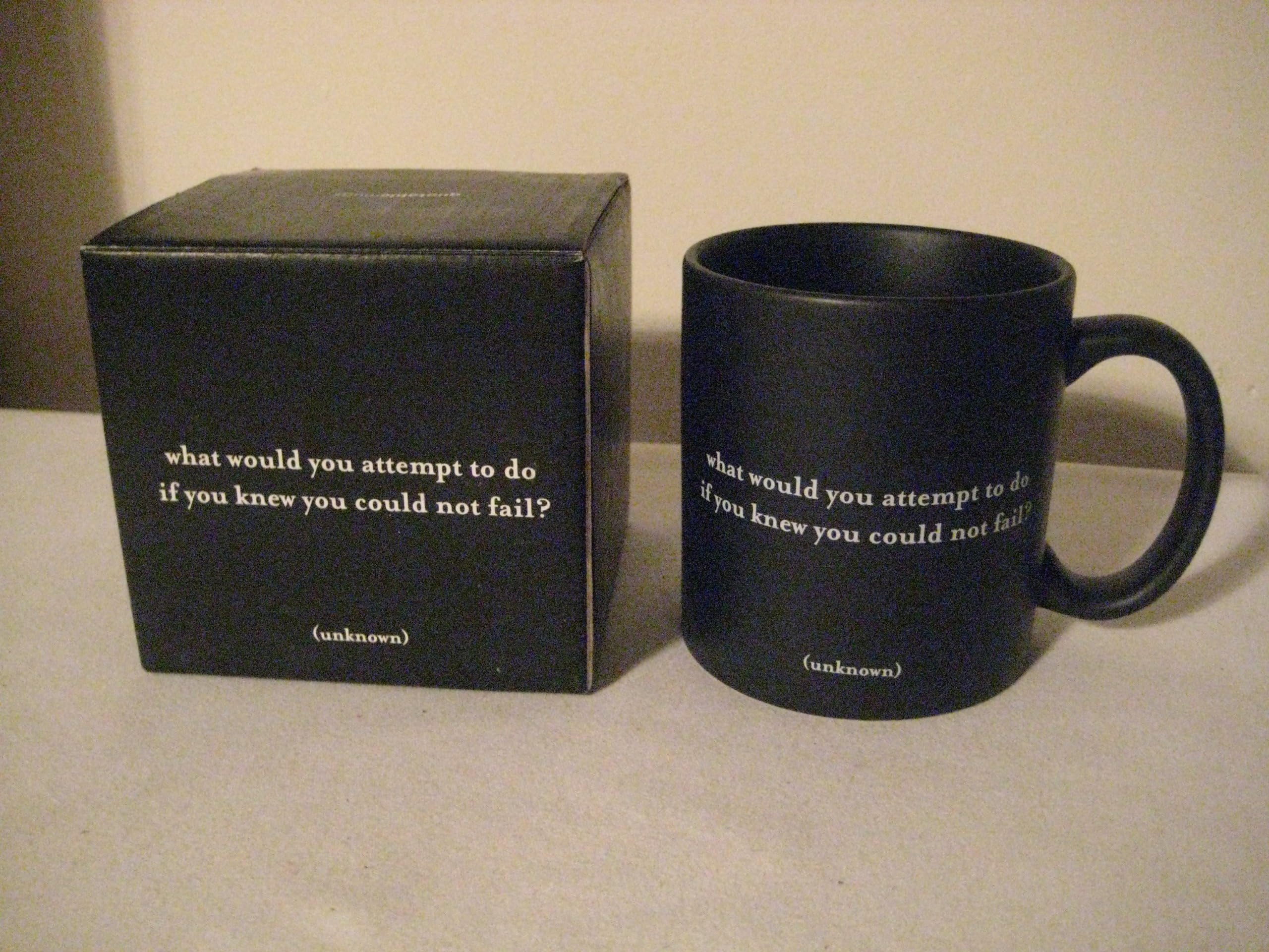 Quotable Mugs - What Would You Attempt