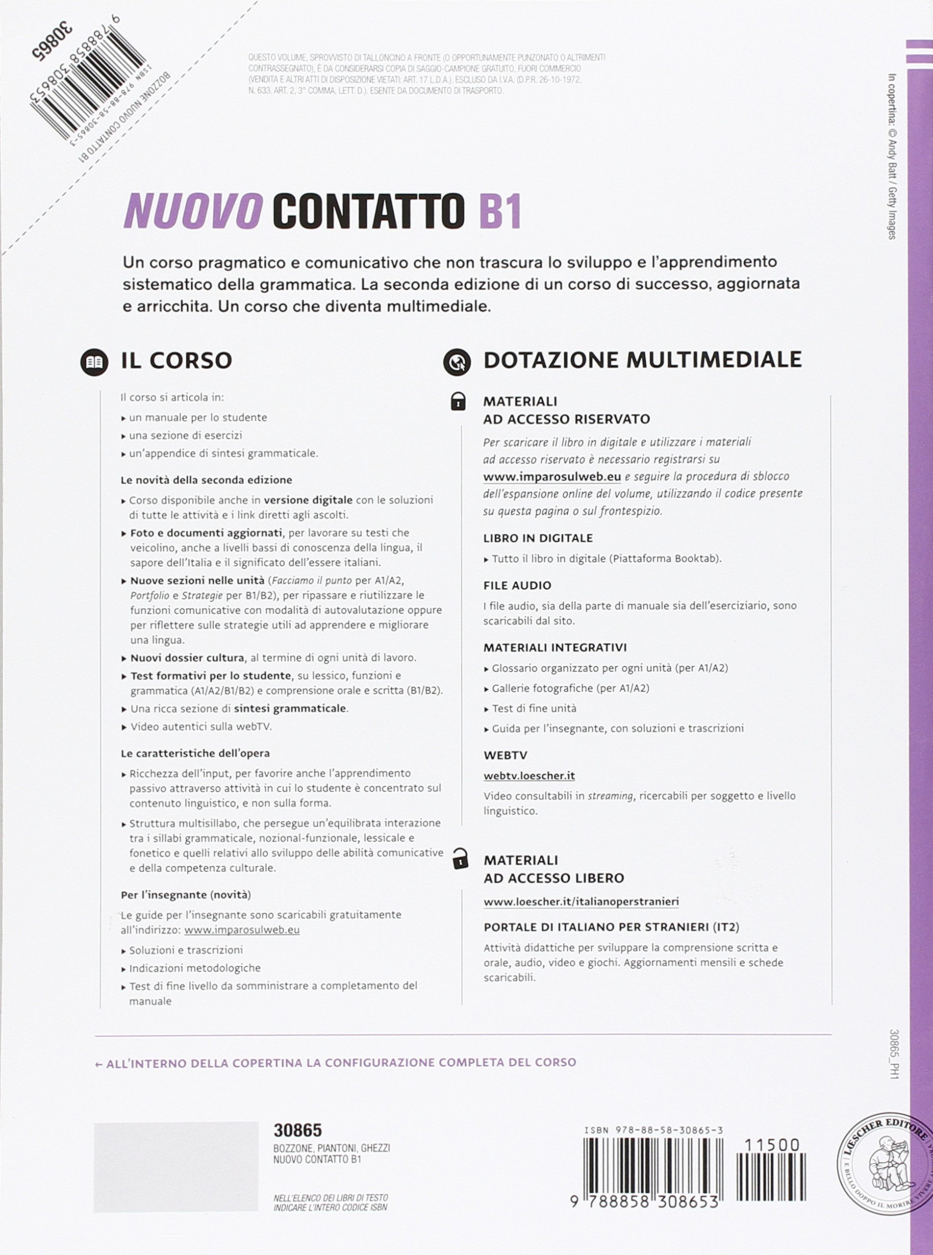Nuovo Contatto B1 Podręcznik z ćwiczeniami: Volume B1 (Manuale + Eserciziario + Digitale)