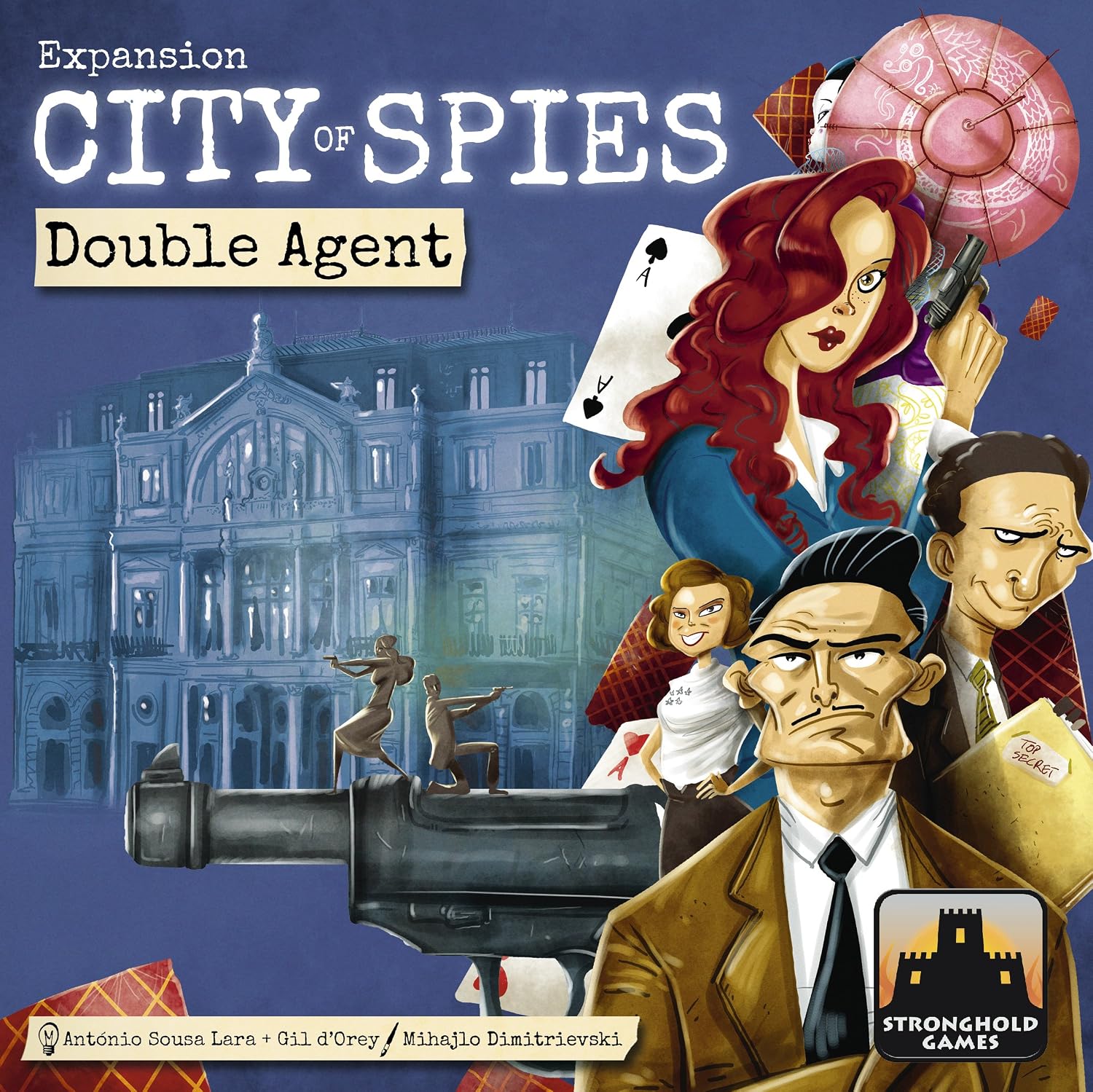 Stronghold Games City of Spies Double Agents Board Games