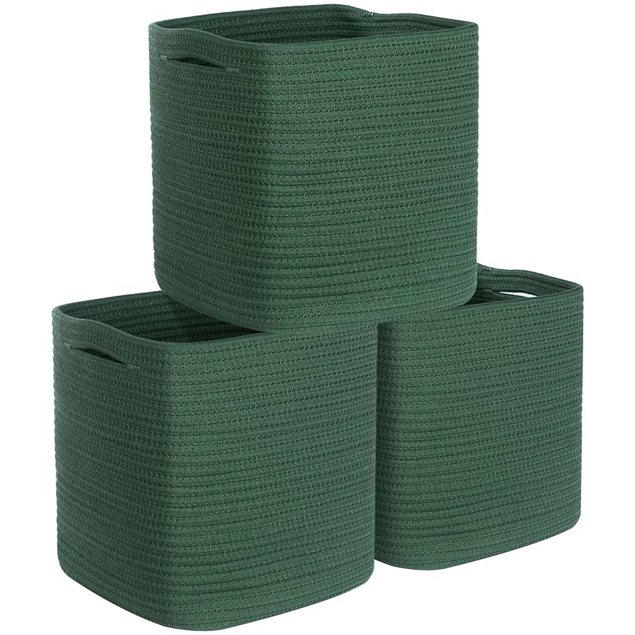 果蔬11 Amazon.com: MINTWOOD Design 3-Pack 11x11 Inch Cube Storage