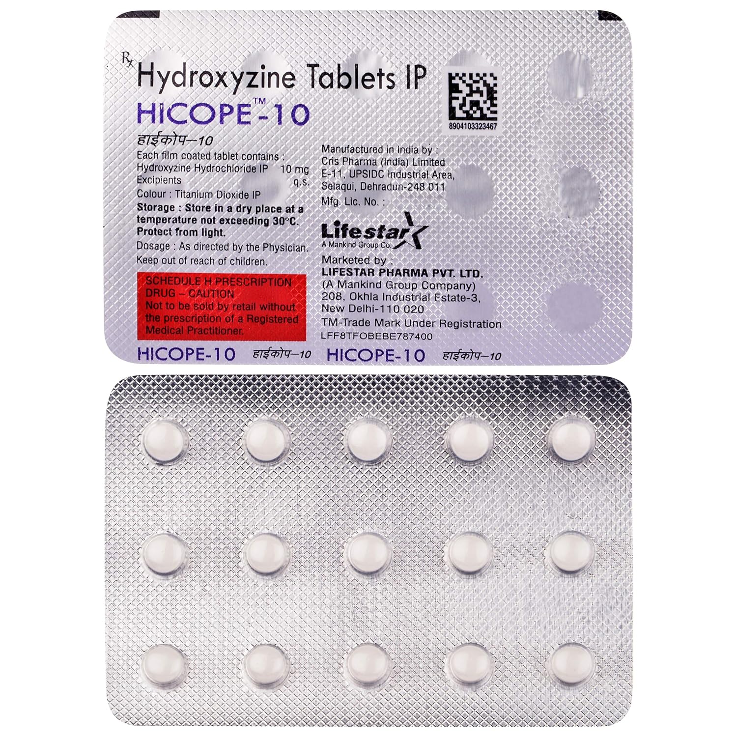 Hicope 10 mg Strip of 15 Tablets Amazon.in Health & Personal Care