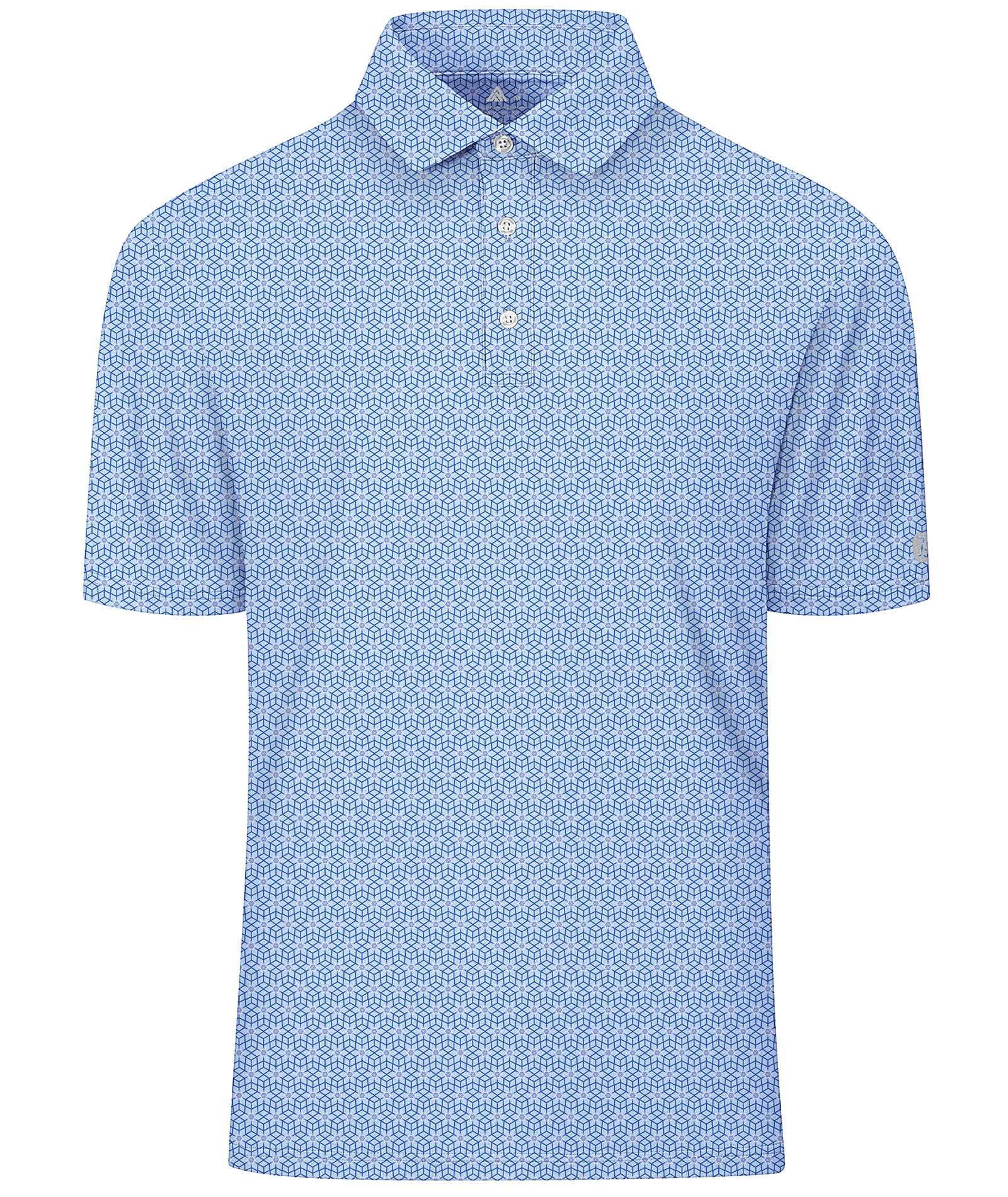 SwissWell Poloshirt Herren Kurzarm Golf Polo Shirt UPF50+ Atmungsaktiv Druck Polohemd Männer Schnelltrocknend Tennis Sommer Freizeit T-Shirt