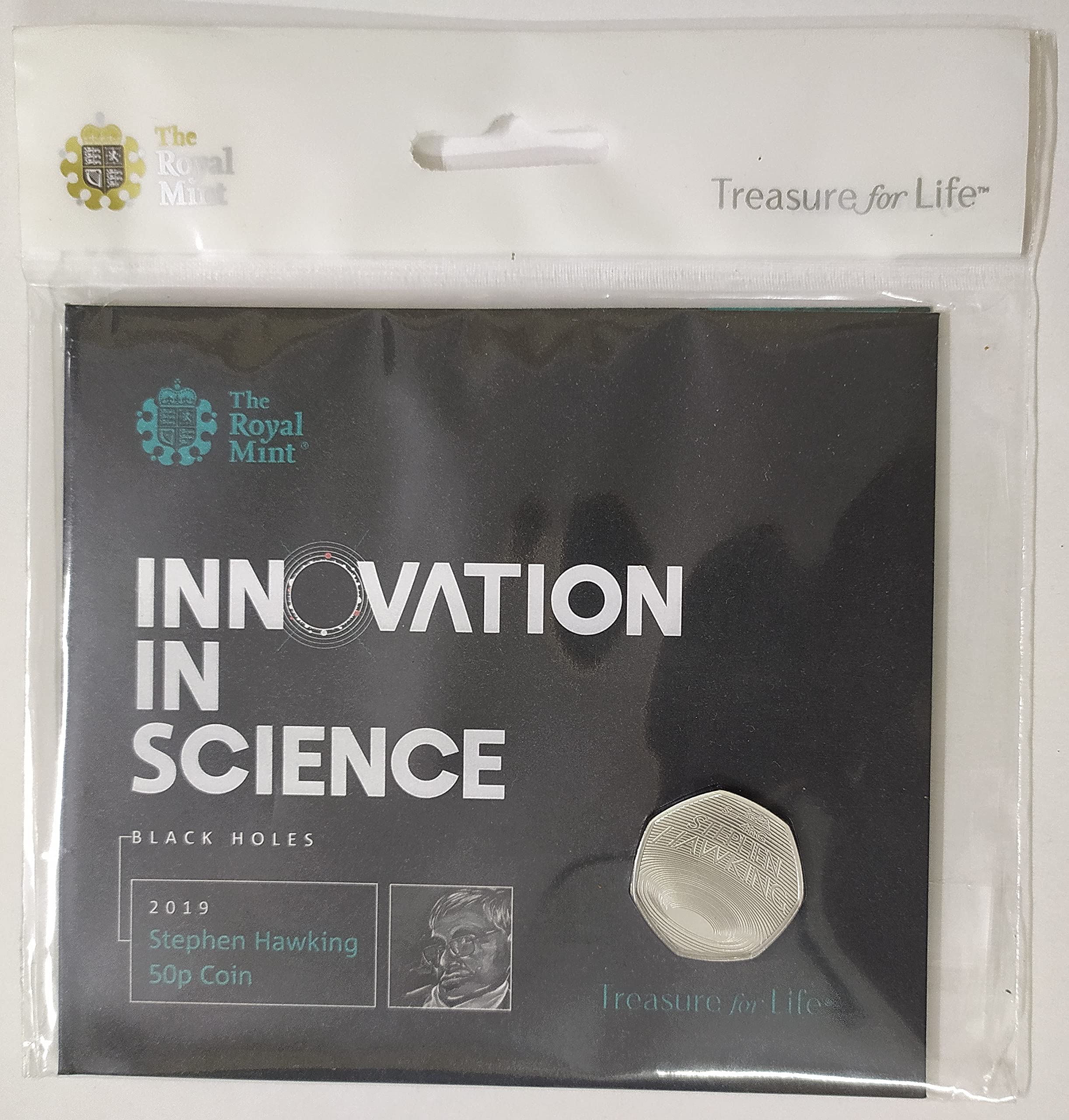 Stephen Hawking Black Hole Coin for Collection