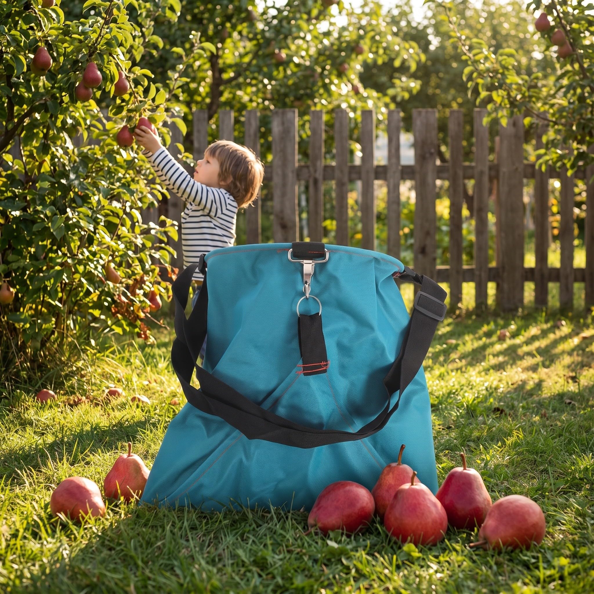 Gatuida Grembiule da raccolta per frutta all'aperto, borsa