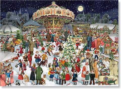Coppenrath Christmas Market Countdown Advent Calendar Large A3