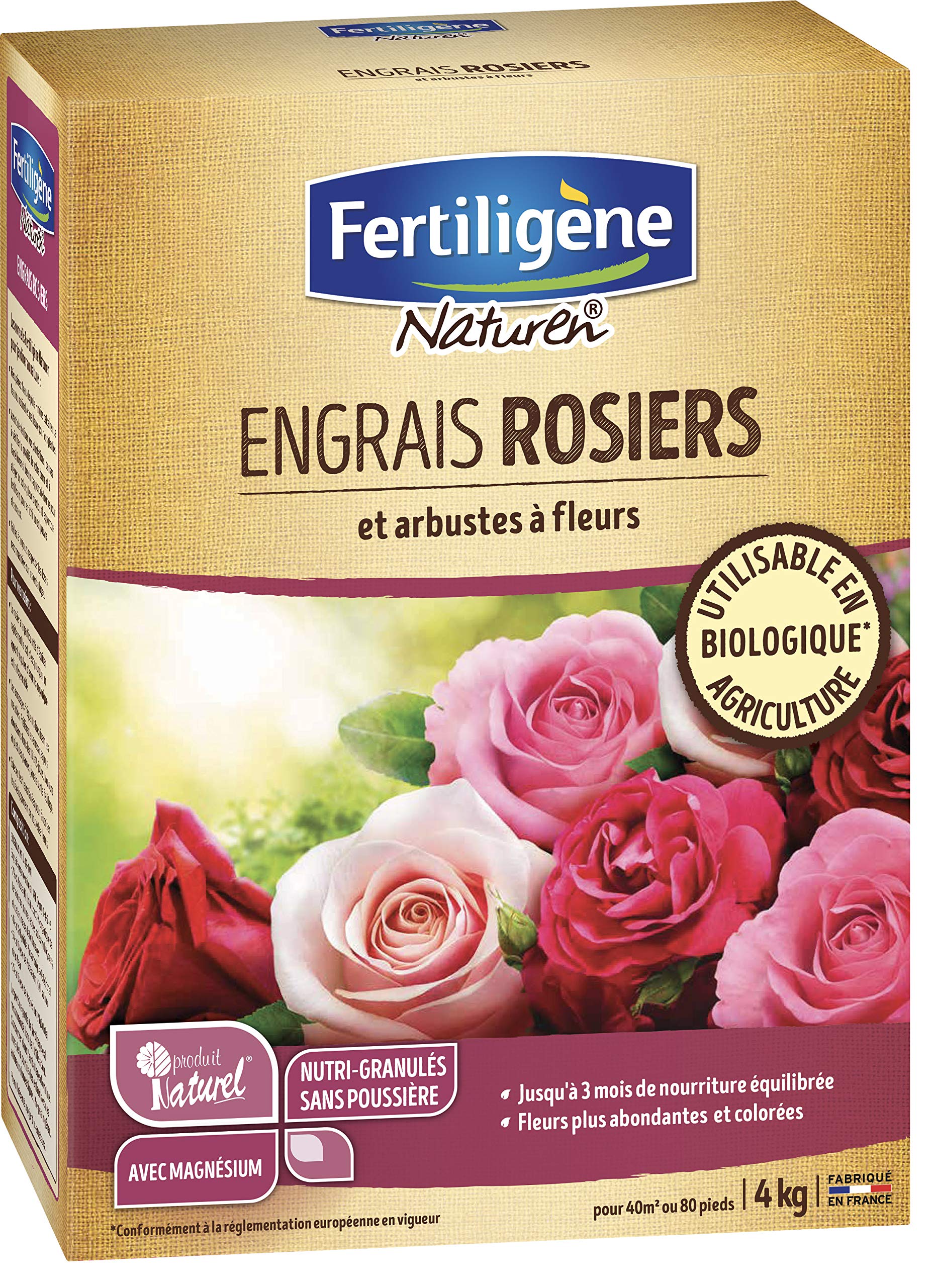 Engrais Mini-Granulés Rosiers et Arbustes à Fleurs UAB 4 kg