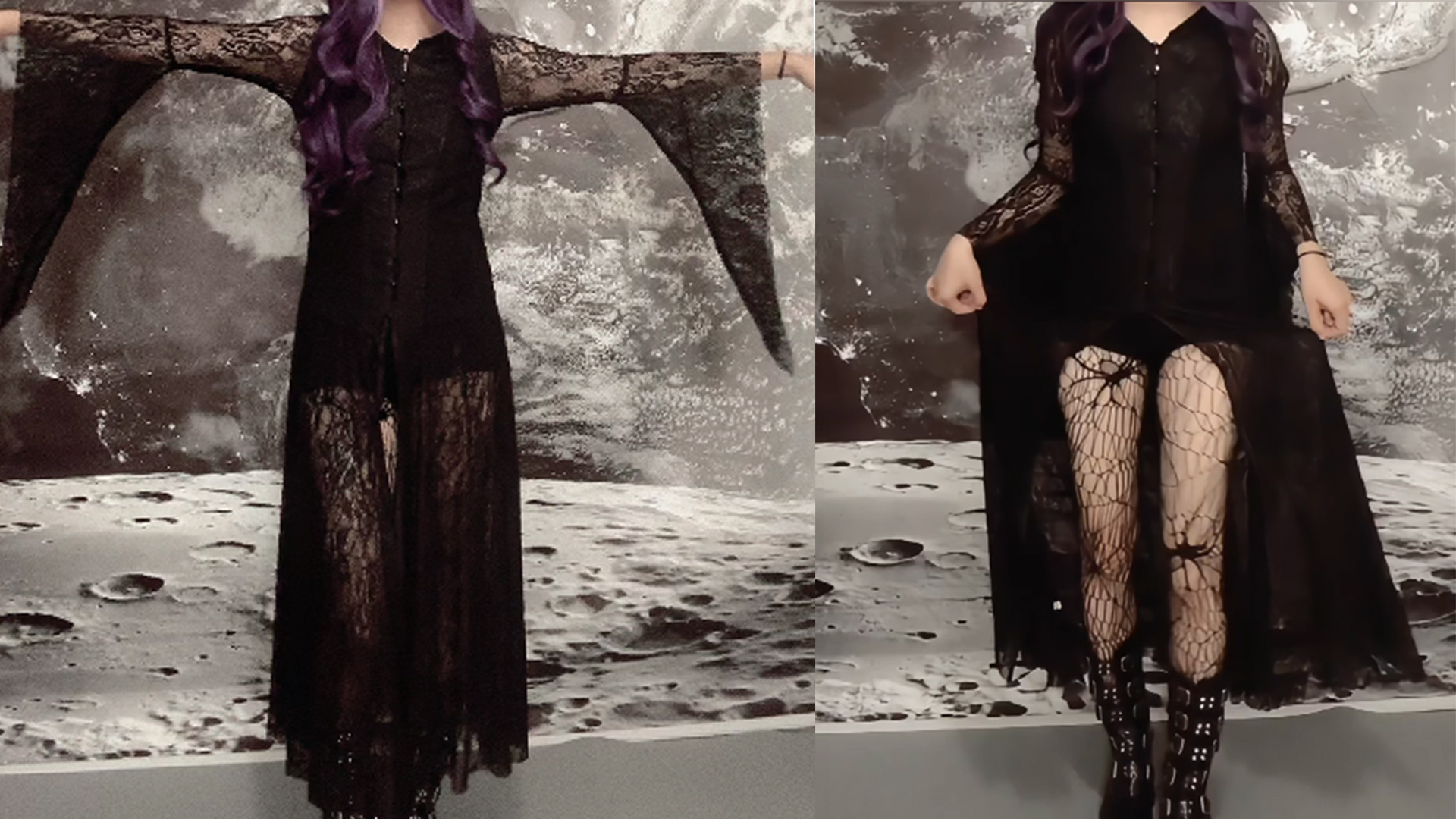 Amazon.com: Nihsatin Women's Gothic Fairy Victorian Hooded Lace