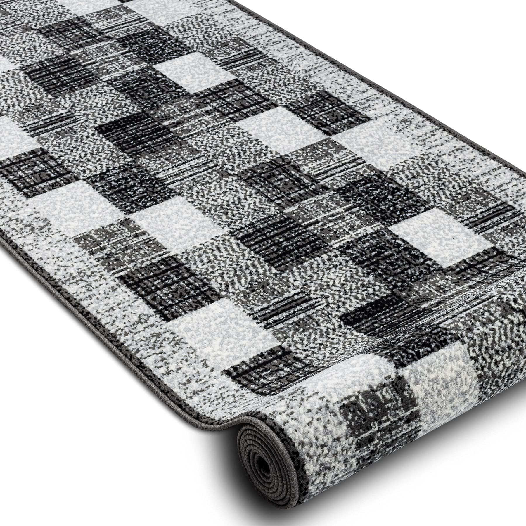 rugsx Läufer BCF Rafia grau 70x400 cm