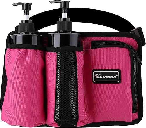 Miniatura 1 de Funda de aceite de masaje, bolsa de botella de masaje, funda para loción, masajista, masaje, funda de aceite, loción de masaje... (3kd9D-rojo rosa)