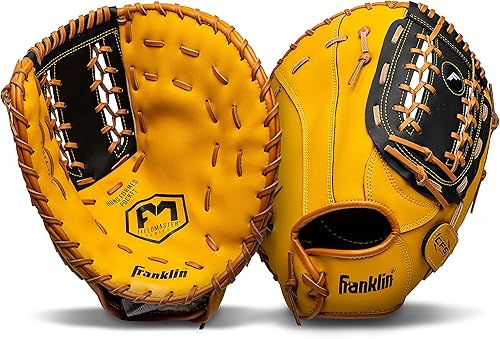 Miniatura 6 de Franklin Sports Field Master - Guante de béisbol y sóftbol, para adulto y joven, mano derecha y mano izquierda, cuadro interior y de campo,