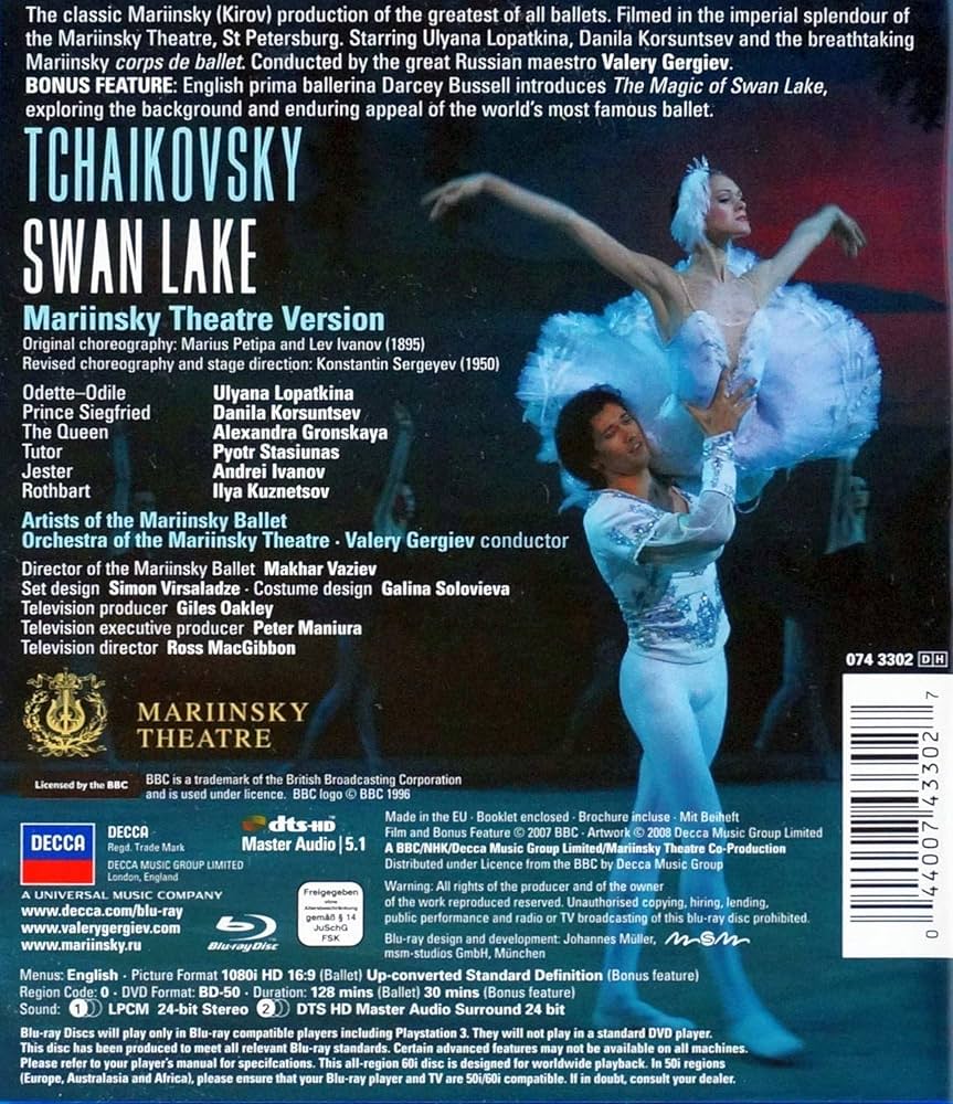 (未使用･未開封品)　Swan Lake [DVD] [Import] 7z28pnb Tchaikovsky: Swan Lake [New Blu-ray] | eBay