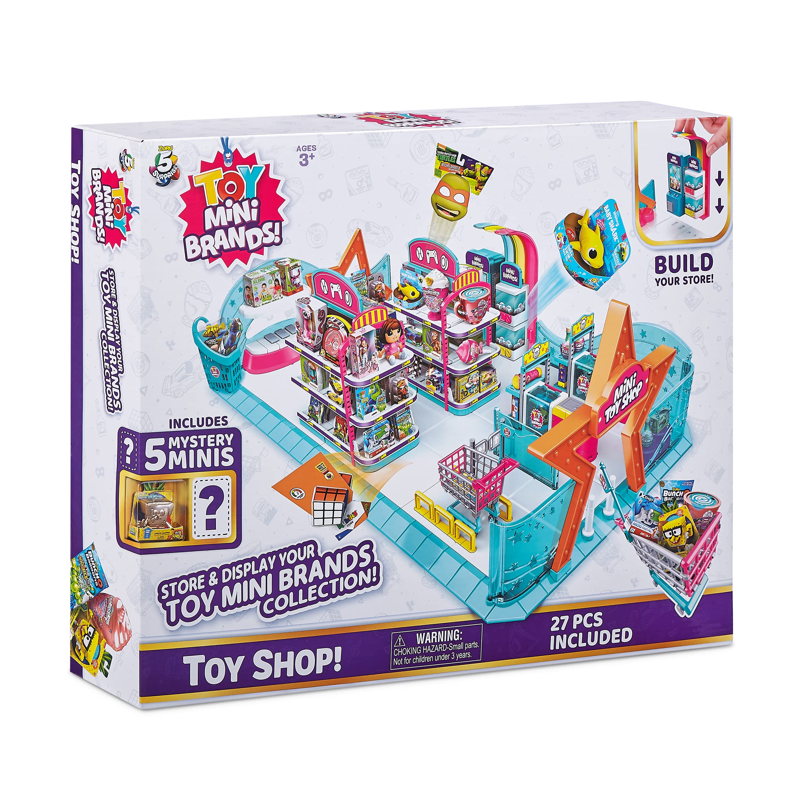 5 Surprise Toy Mini Brands Mini Toy Shop Playset Series 1 by ZURU with