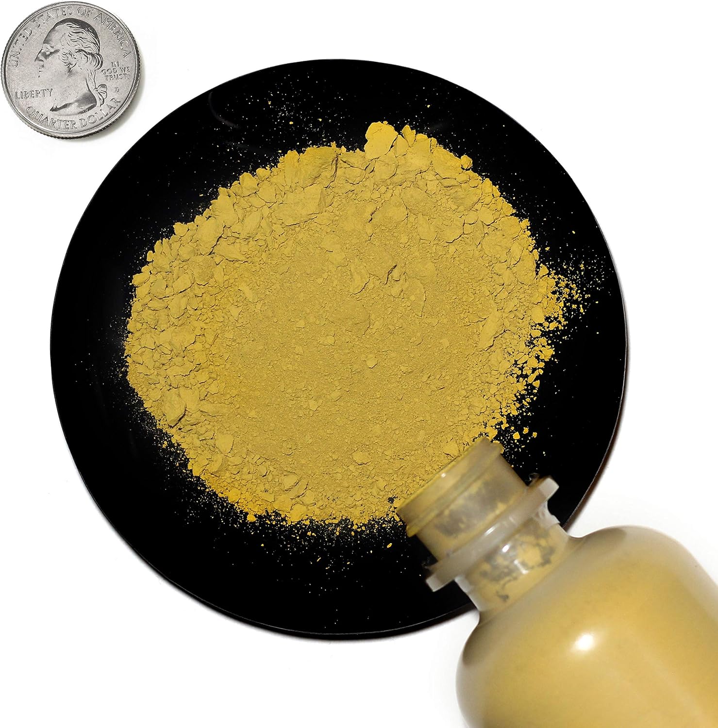 Iron Oxide Yellow / 1.5 Pounds / 3 Bottles / 99% Pure Reagent Grade / 44 Micron Powder