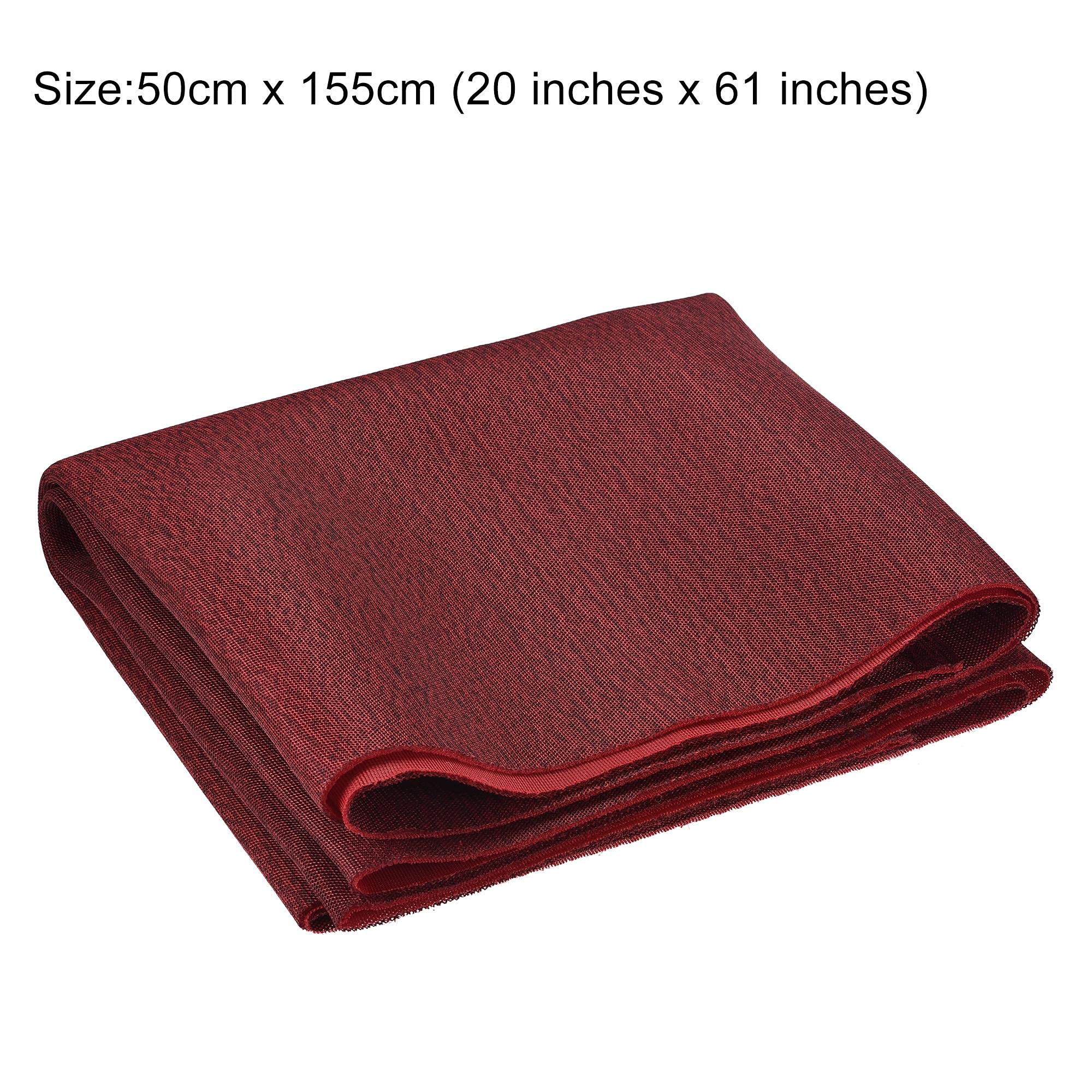 1MX1.6M Breathable Speaker Mesh Cloth Dustproof Soundproof Upholstery Protective Orange