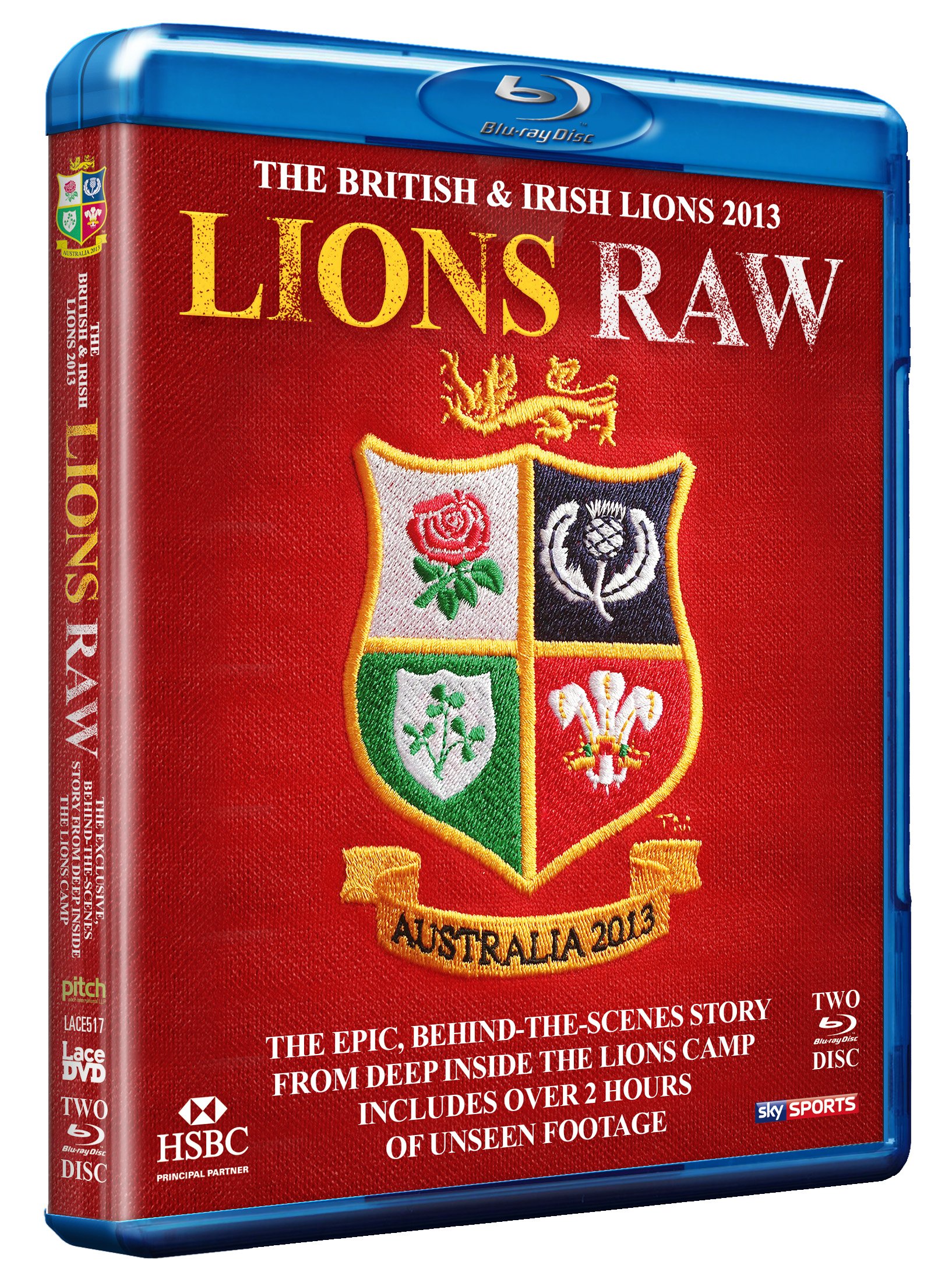 The British & Irish Lions 2013: Lions Raw (behind the scenes documentary) Blu Ray [Blu-ray] [Region B]