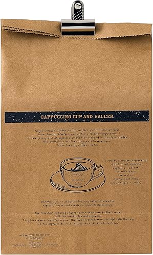 Miniatura 3 de Royal Doulton Coffee Studio - Juego de tazas y platillos de capuchino, 1 unidad (paquete de 1), color gris