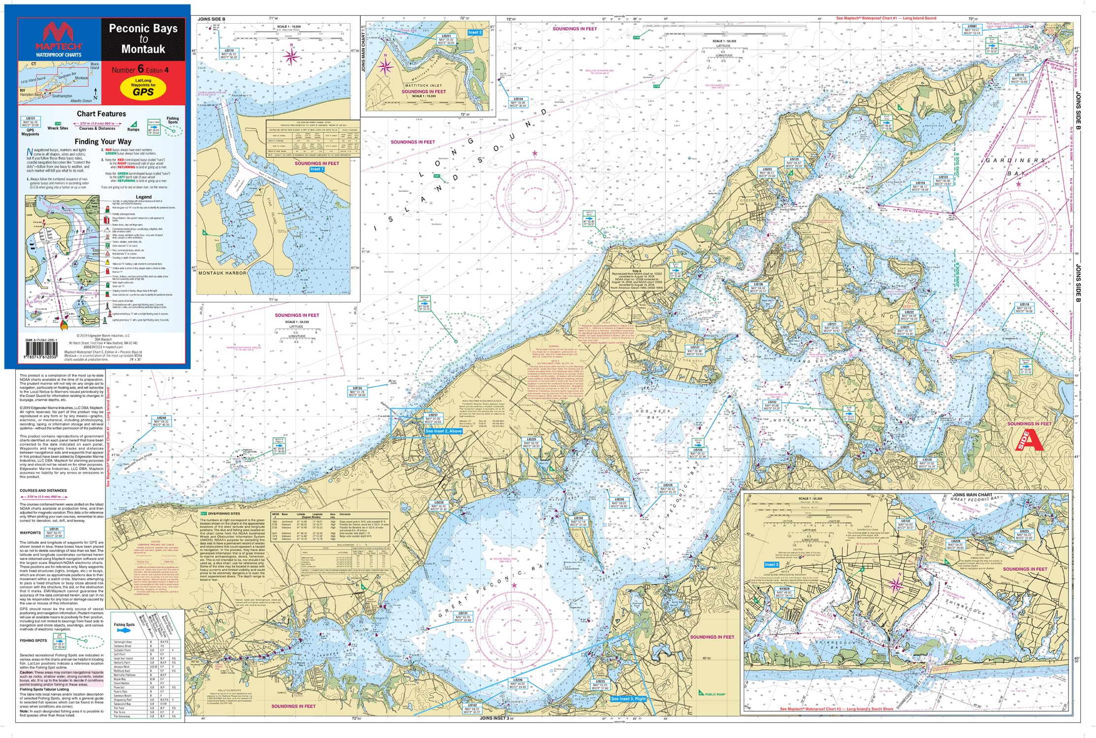 Fishing Hot Spots Map of Lake Winnibigoshish