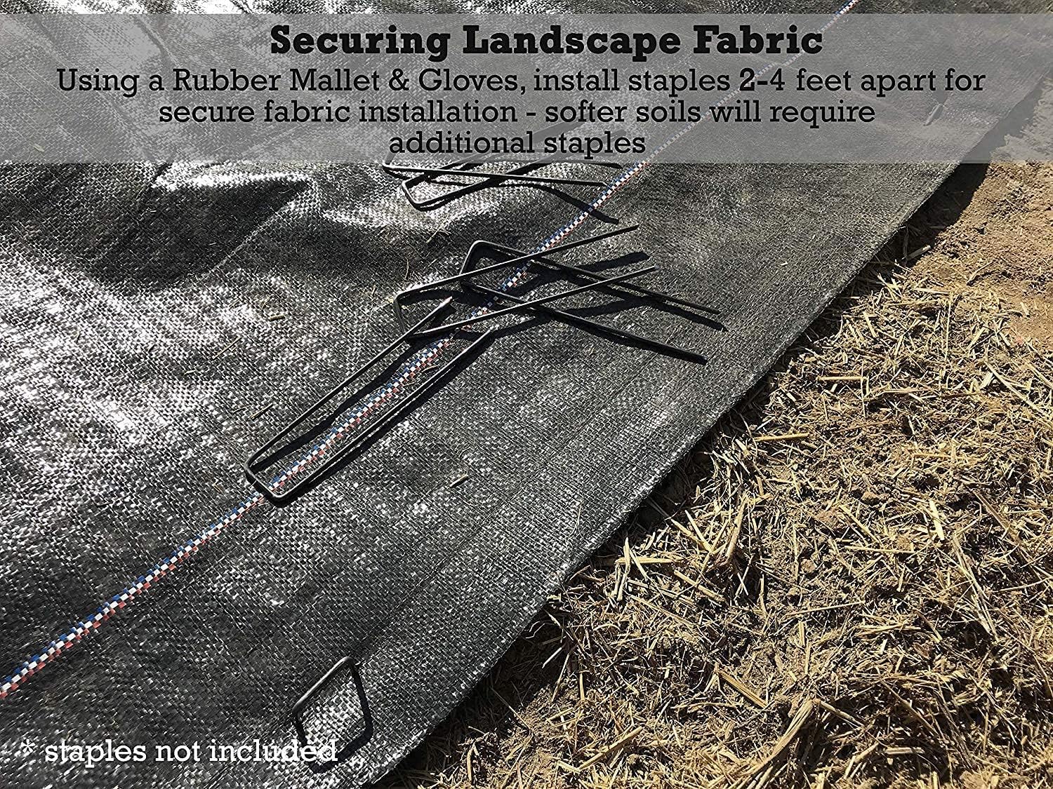 Sandbaggy Landscape Fabric | 40 Year Fabric | Weed Mat, Ground Cover, Garden Tarp | Trusted by Farmers & Contractors Across America (3 ft x 100 ft Roll)