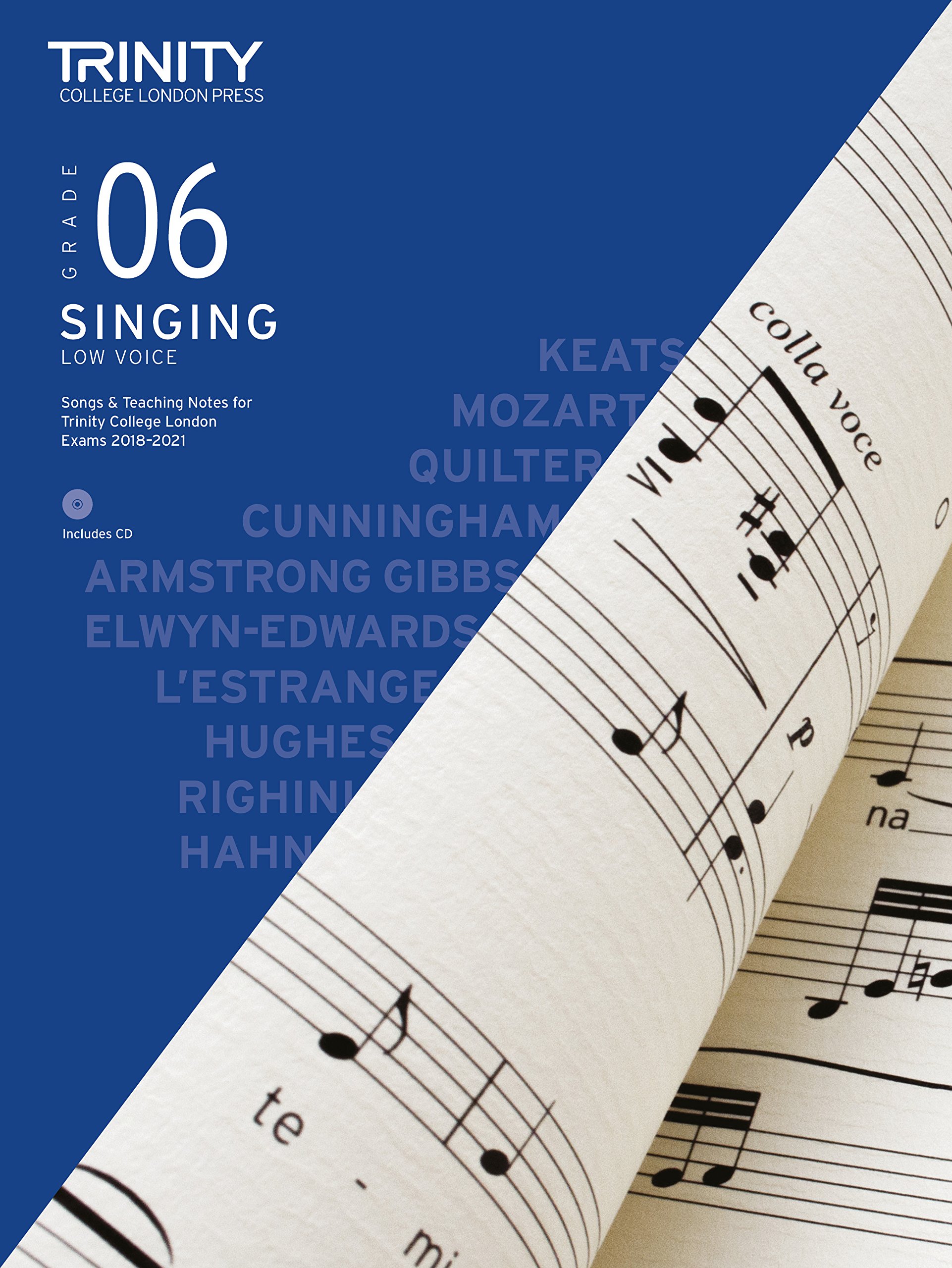 Trinity College London Singing 2018-2021 Grade 6 (Low Voice)
