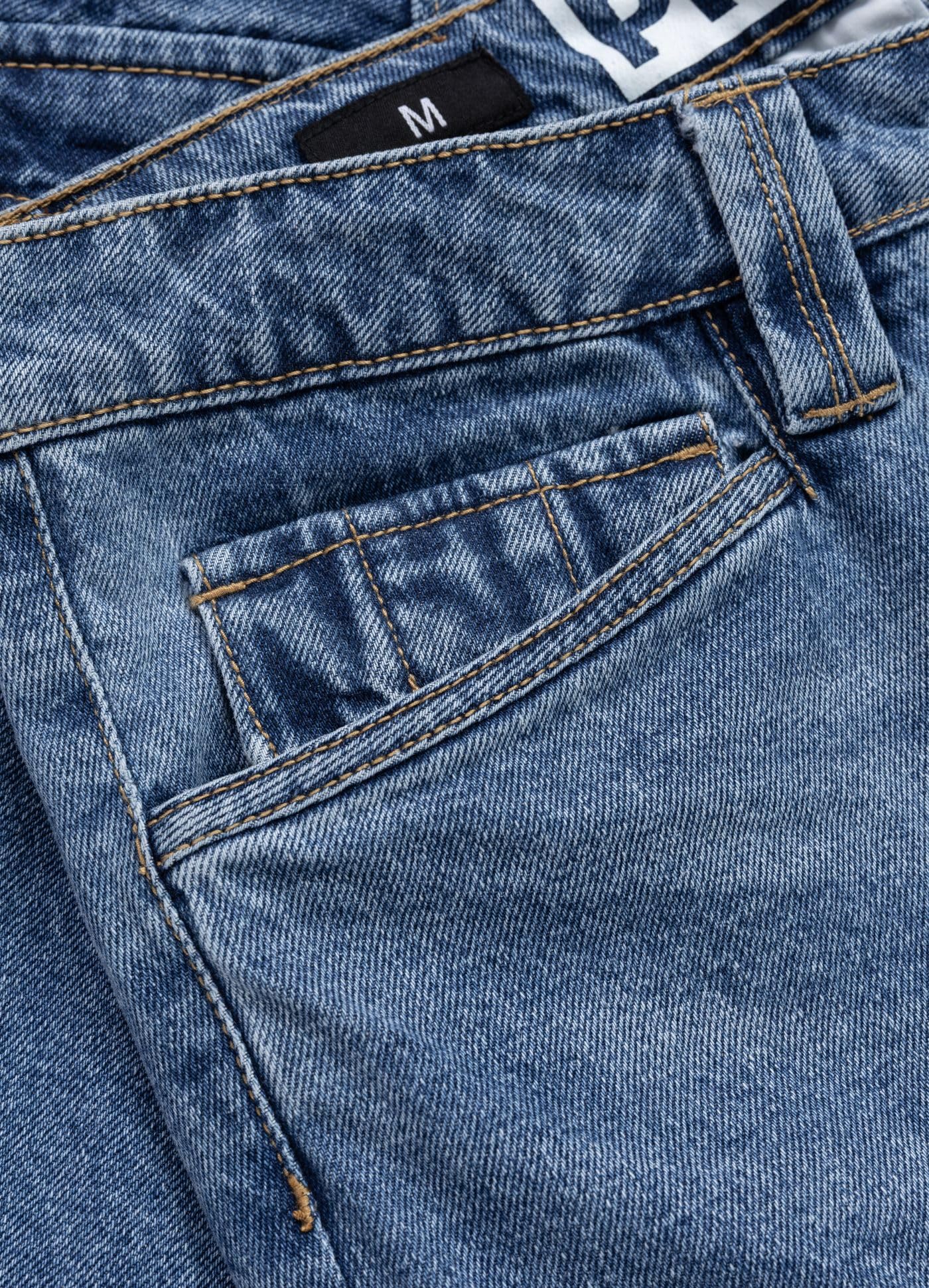 PITBULL Herren Jeans Shorts STRANDWAY Cargo Shorts Männer Denim Bermuda Regular Fit mit Washed-Effekt und Cargotaschen