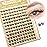 Brown Lash Clusters Short 8MM 10MM 12MM Eyelash Extensions Natural Cluster Lashes Individual Wispy Eyelash Clusters C-Curly Dark Brown Fluffy Eye Lashes Clusters Pack 132Pcs