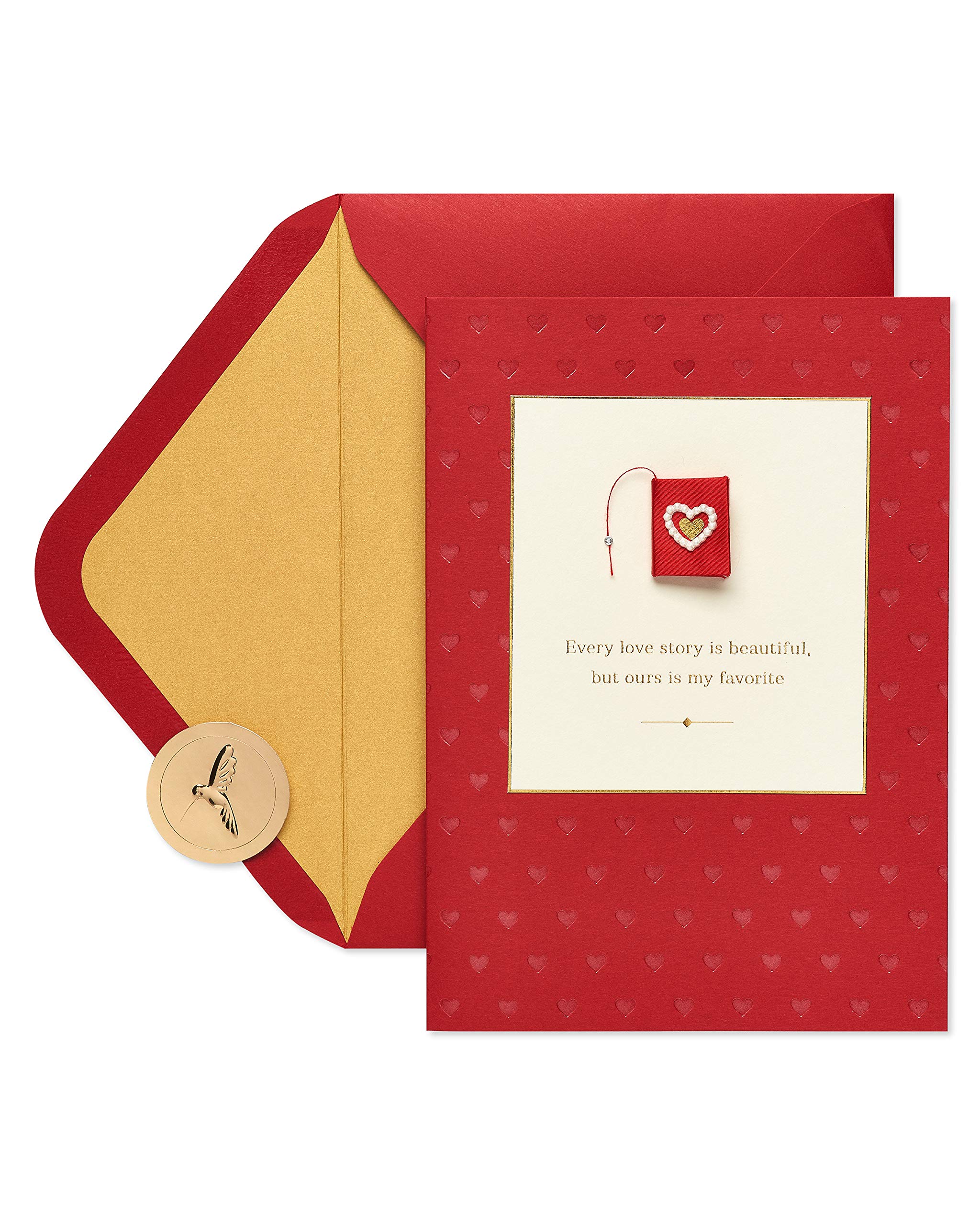 Papyrus Blank Romantic Card (Love Story)