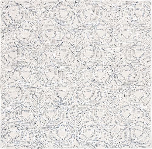 Miniatura 53 de MARTHA STEWART x SAFAVIEH MSR3528F - Alfombra contemporánea hecha a mano de 8 x 10 pies, color marfil/gris