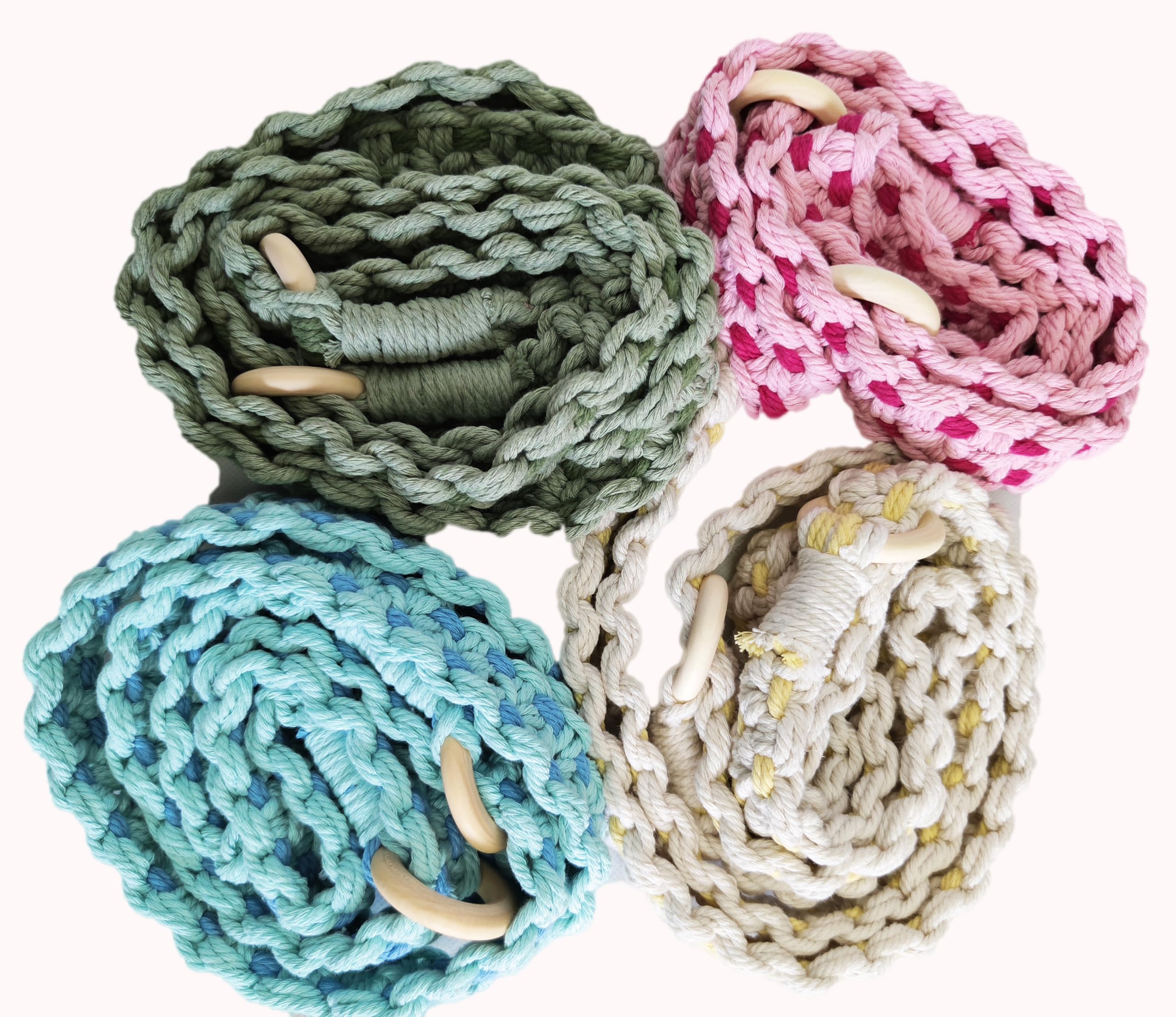 kiido Correa de transporte para esterilla de yoga de macramé [alfombrilla no incluida], correa multiusos tejida a mano para tu esterilla de yoga, esterilla de ejercicio