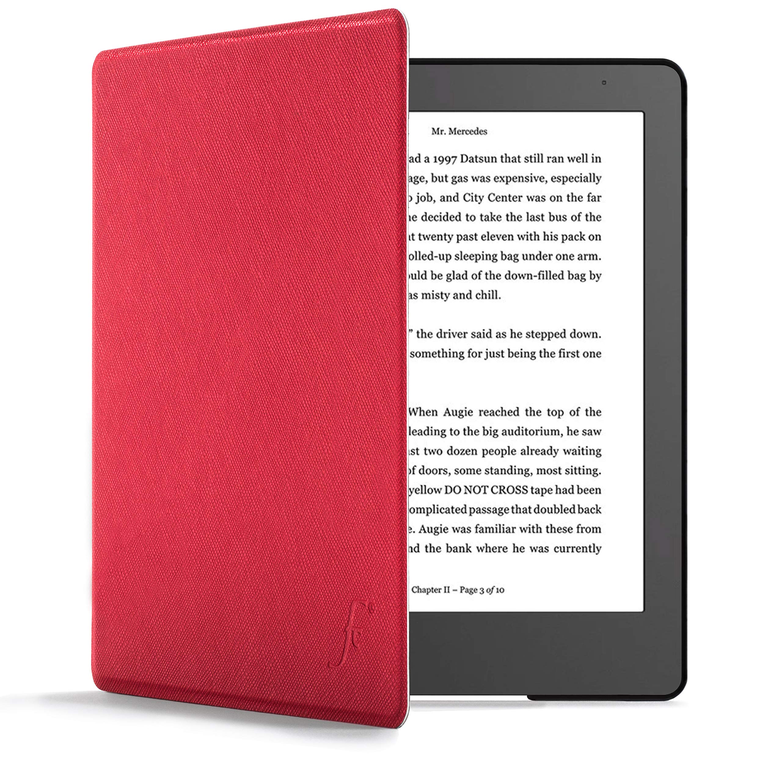 Forefront Cases Funda para Kobo Aura Edition 2 (Modelo: N236, 2016) - Delgado, Ligera y Protectora Funda para Kobo Aura Edition 2 (6") - Smart Auto Sueño Estela Función (Carcasa) - Púrpura — view 12