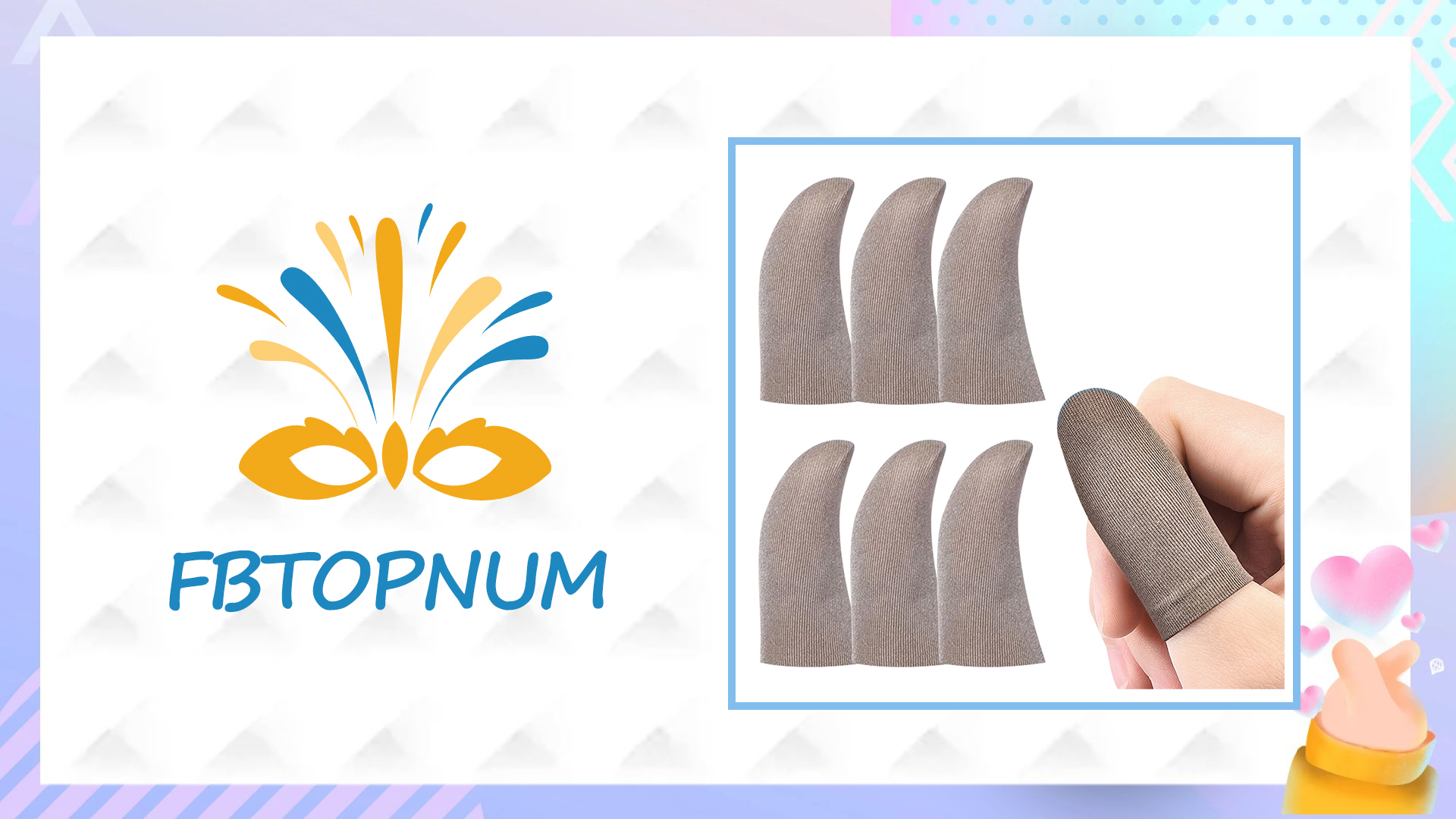 PUBG Mobile Phone Game Sleeve Finger, [4 Pack] Anti