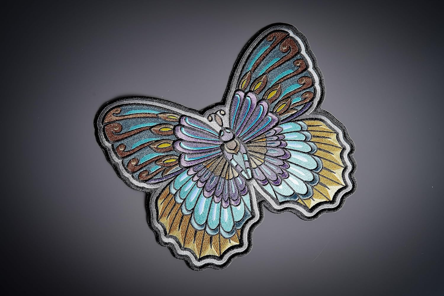 Butterfly Iron-On Patch for Jacket/Iron-on/Sew on (Large)
