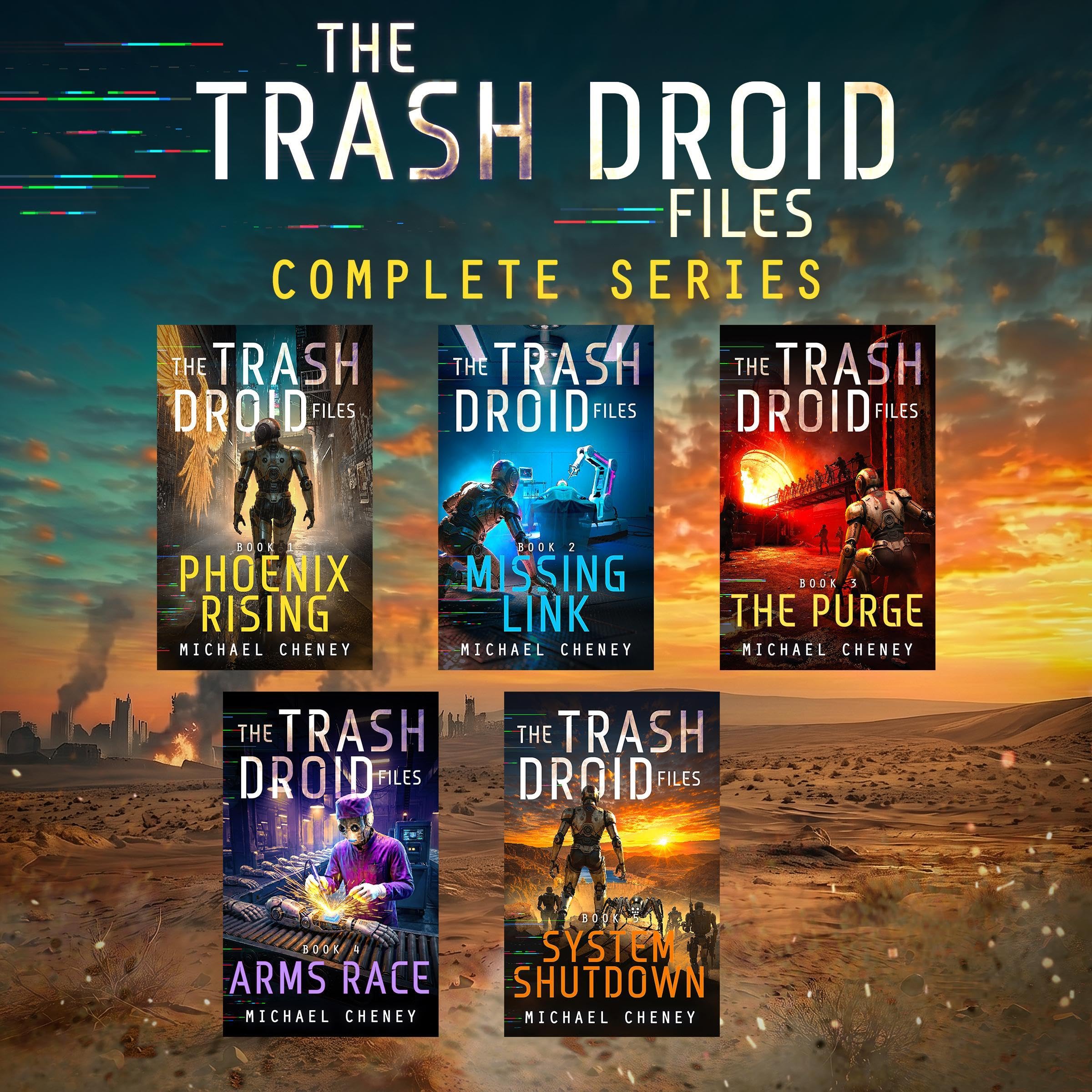 Cover art for The Trash Droid Files: The Complete Series in One