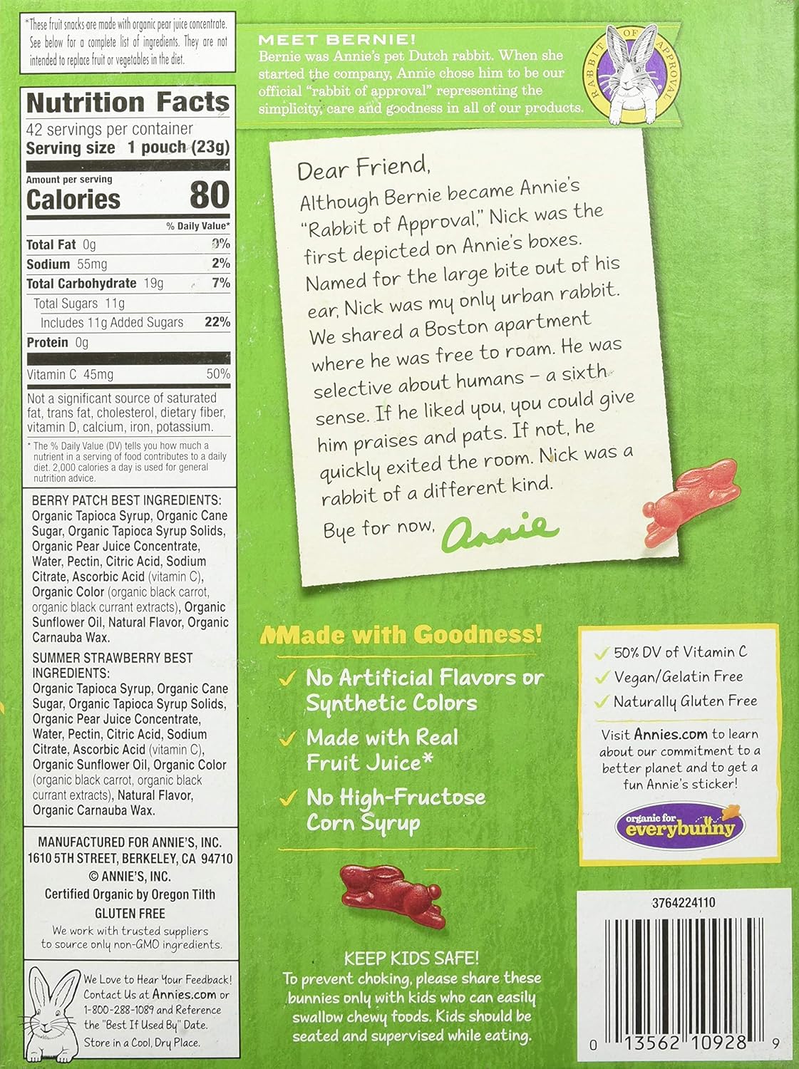 Annie's Homegrown Homegrown Fruit Snacks Variety Pack Net Wt (42 Pack 0.8 Oz Net Wt 34 Oz )