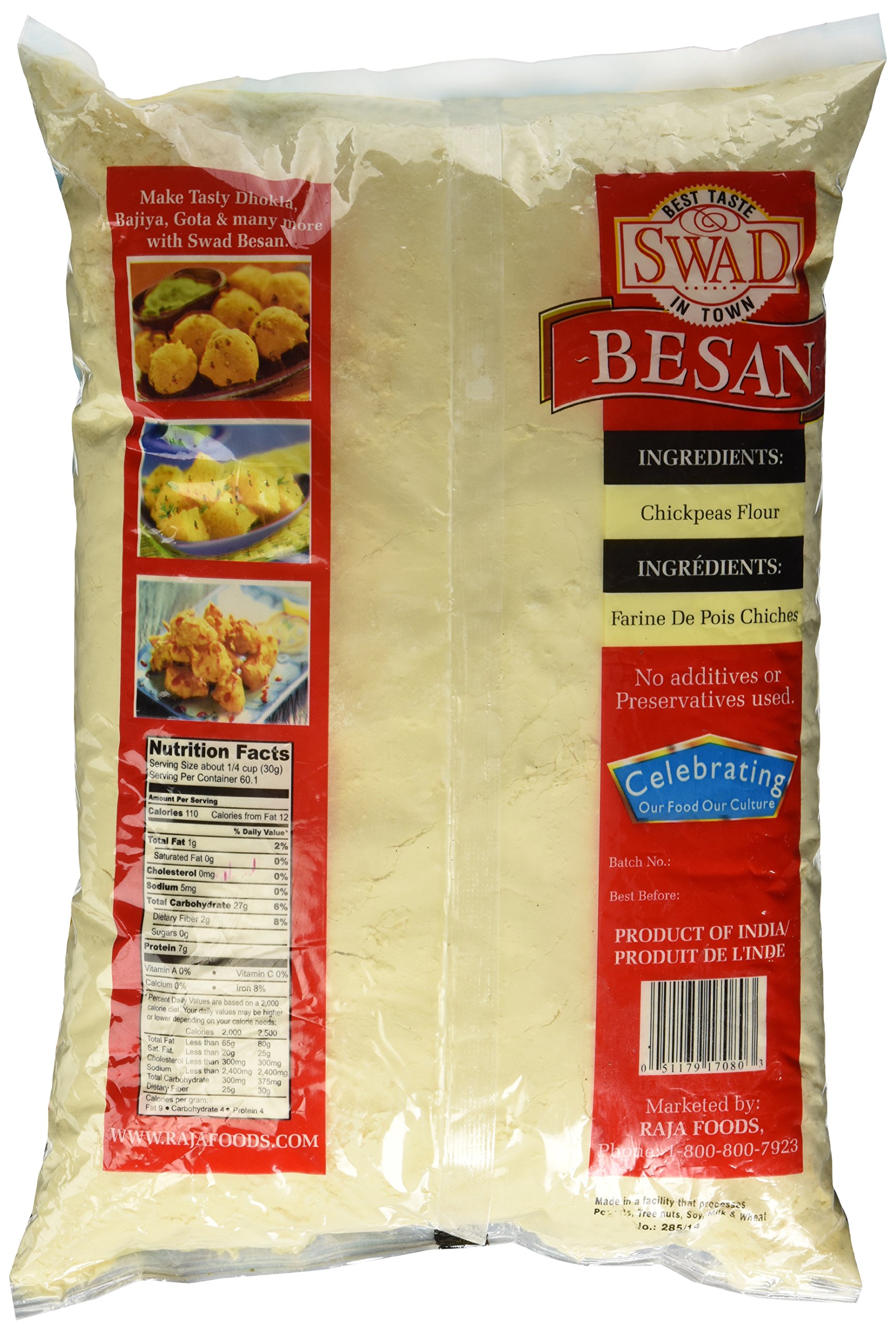 Swad Besan (Gram or Chick Pea Flour) - 4lb, Indian Groceries