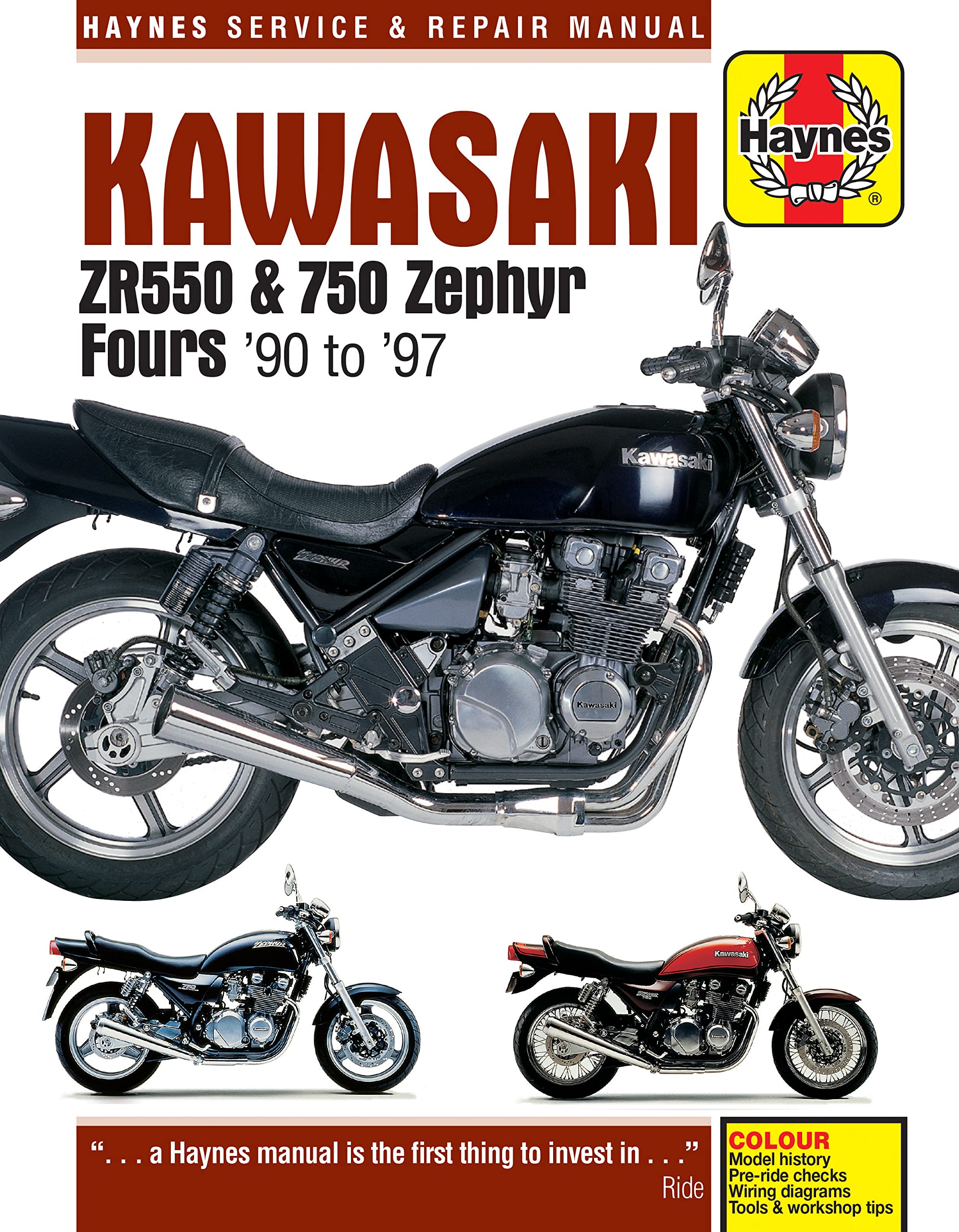 Kawasaki ZR550 & 750 Zephyr Fours '90 to '97 (Haynes Service