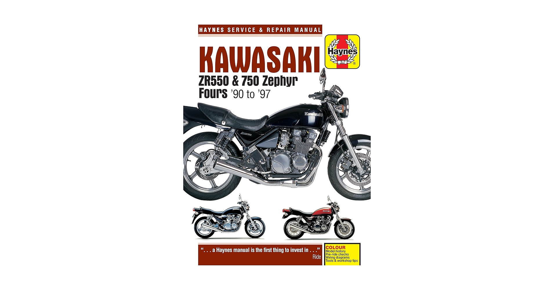 Kawasaki ZR550 & 750 Zephyr Fours '90 to '97 (Haynes Service
