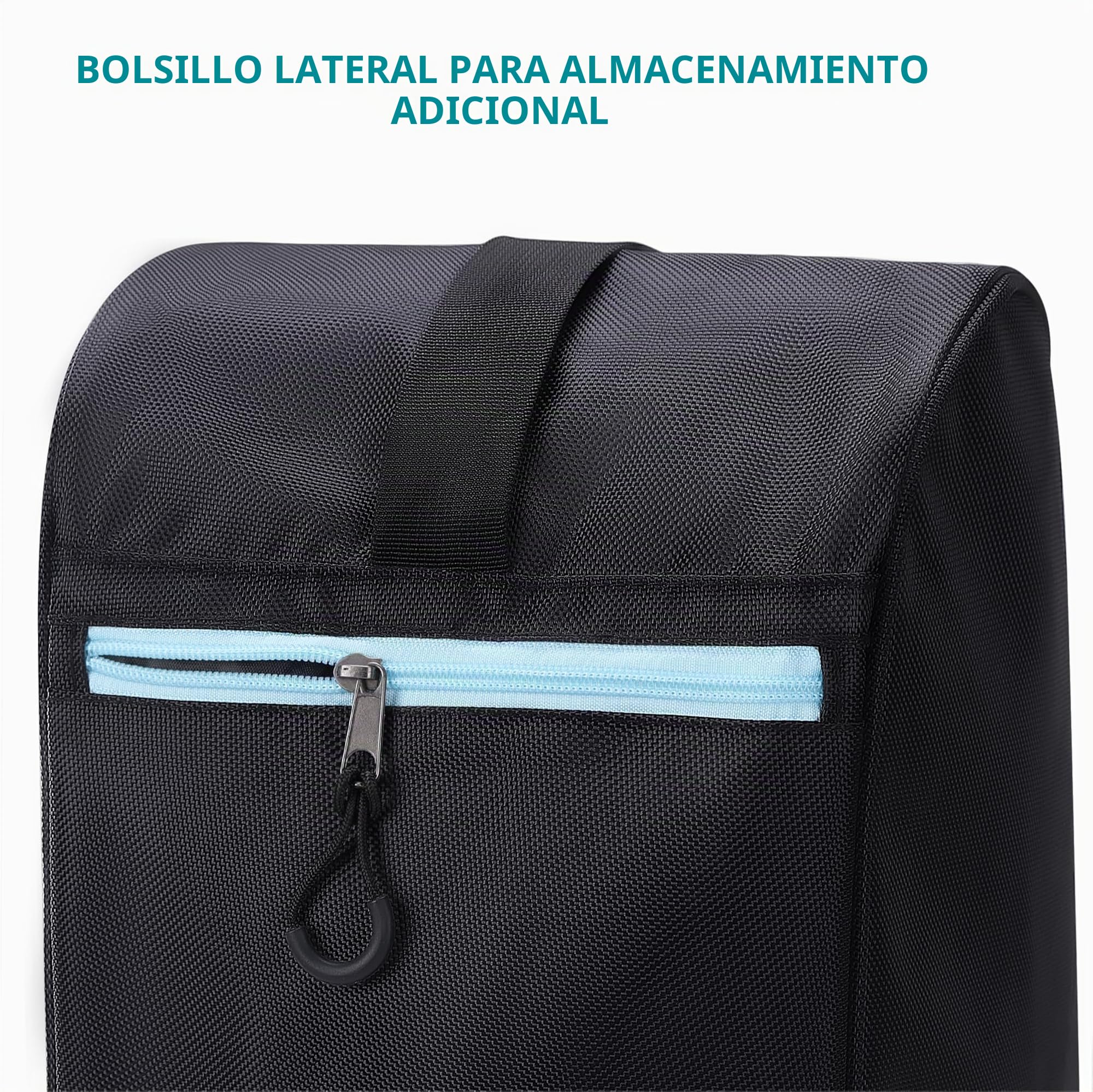 Navaris Bolsa Botas Esqui y Funda esquis - Set de 1x Bolsa para Botas de Esqui y 1x Bolsa esquis 170 cm - Funda con Bolsillo con Cremallera y Correa para el Hombro