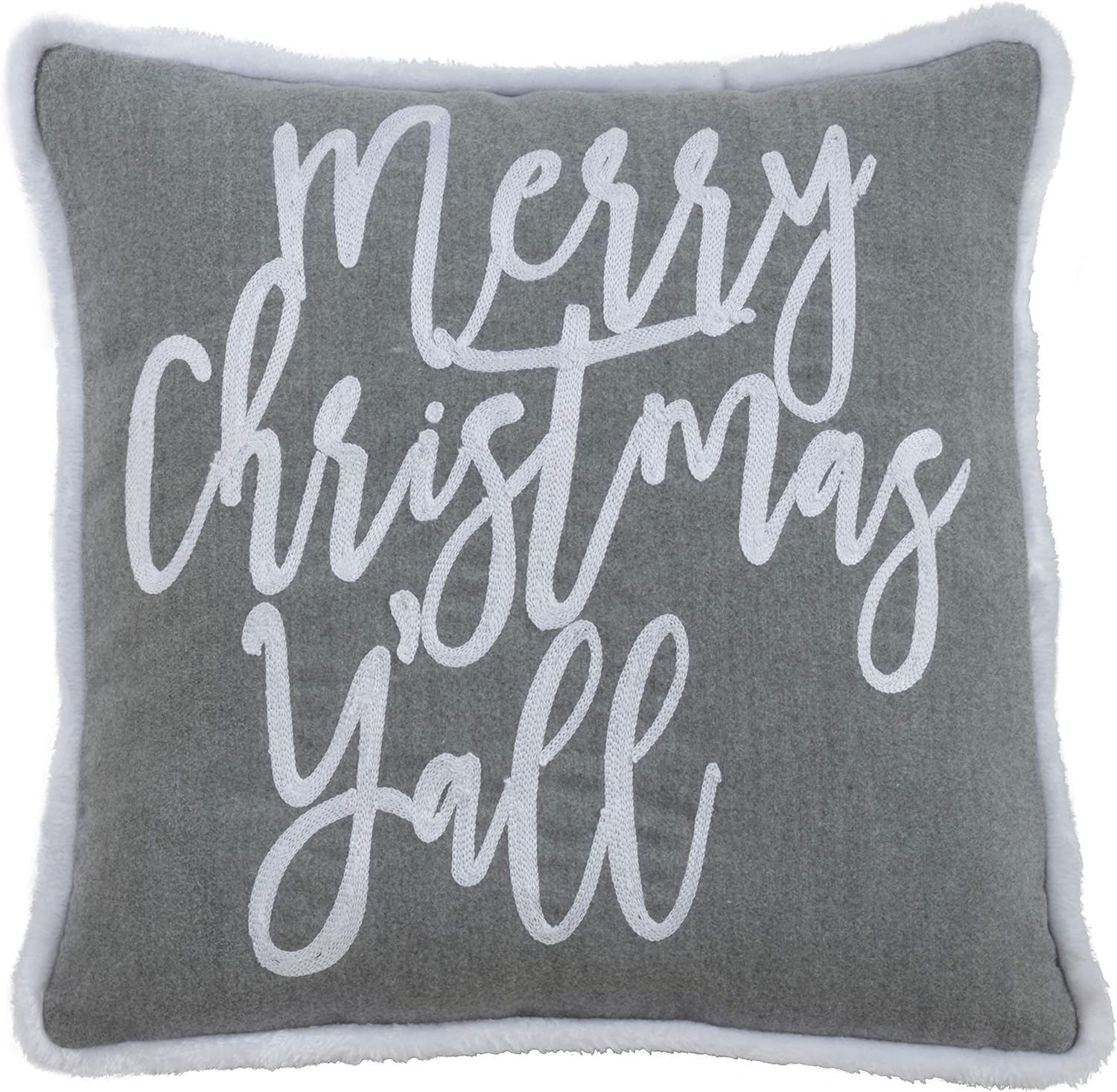 SARO LIFESTYLE 6402.R18S Studded Snowflakes Down Filled Throw Pillow, Red, 18"