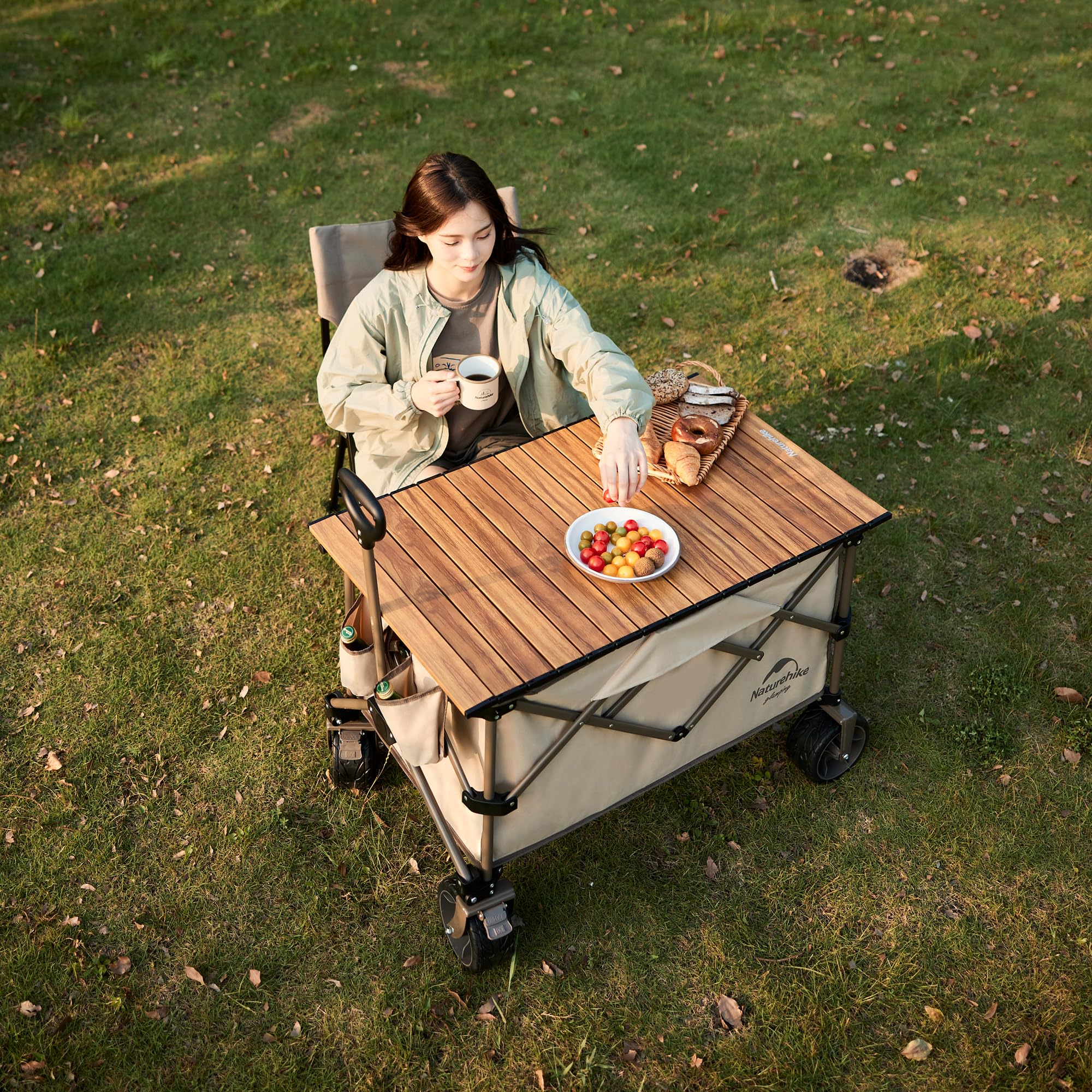 Amazon.co.jp: Naturehike公式ショップ キャリーワゴン 天板 テーブル