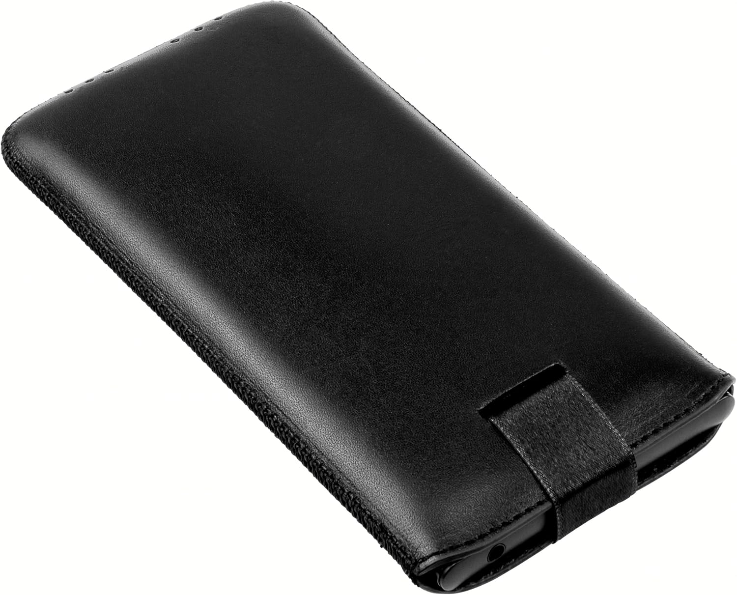 mumbi Genuine Leather Case Compatible with Sony Xperia XZ1 Black