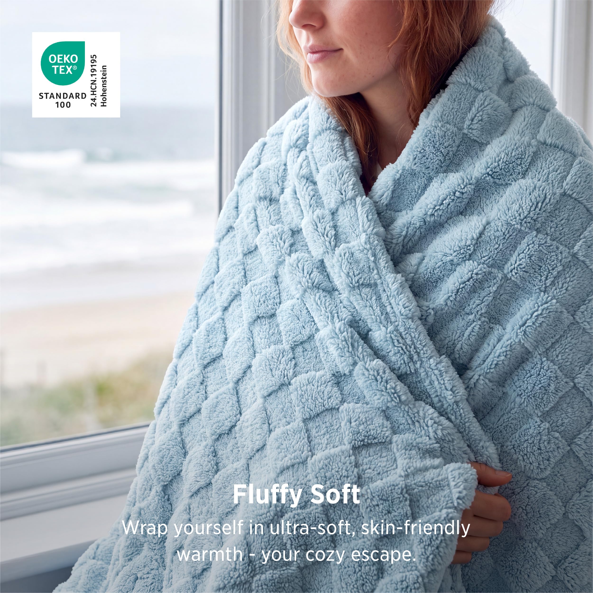 Amazon.com: Bedsure Checkered Soft Cozy Throw Blanket for Couch