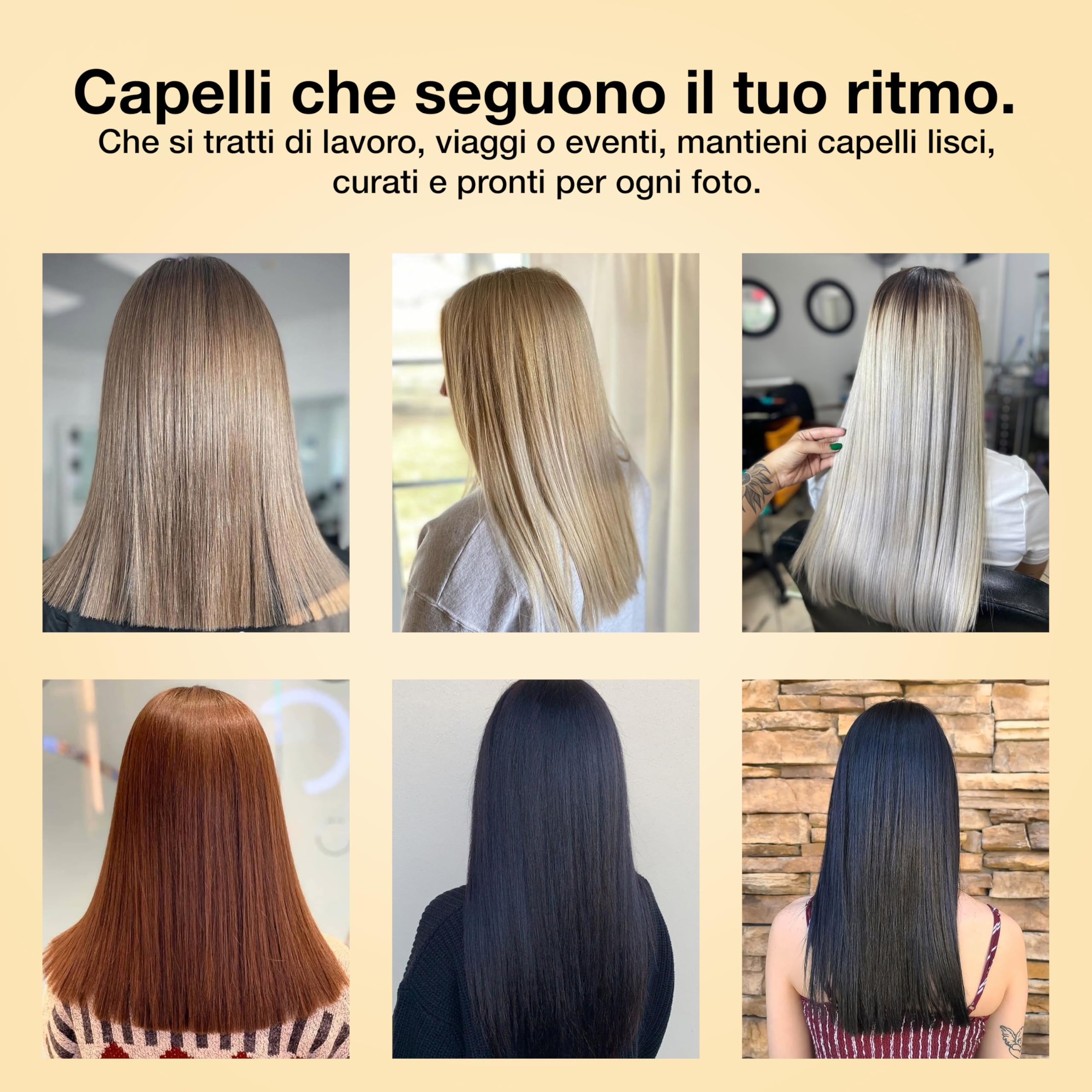 GK Hair The Best Trattamento Lisciante Professionale (100ml) – Kit per Capelli Lisci, Setosi e Naturali