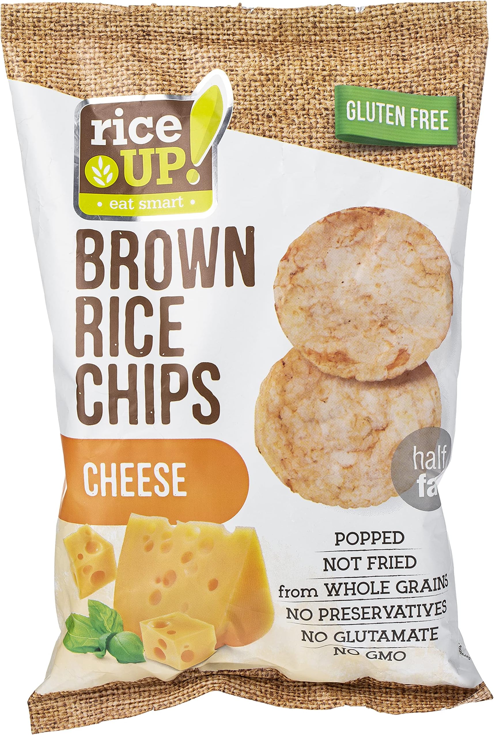 Rice Up Chips Cheese, 60 Gm (Pack Of 1)
