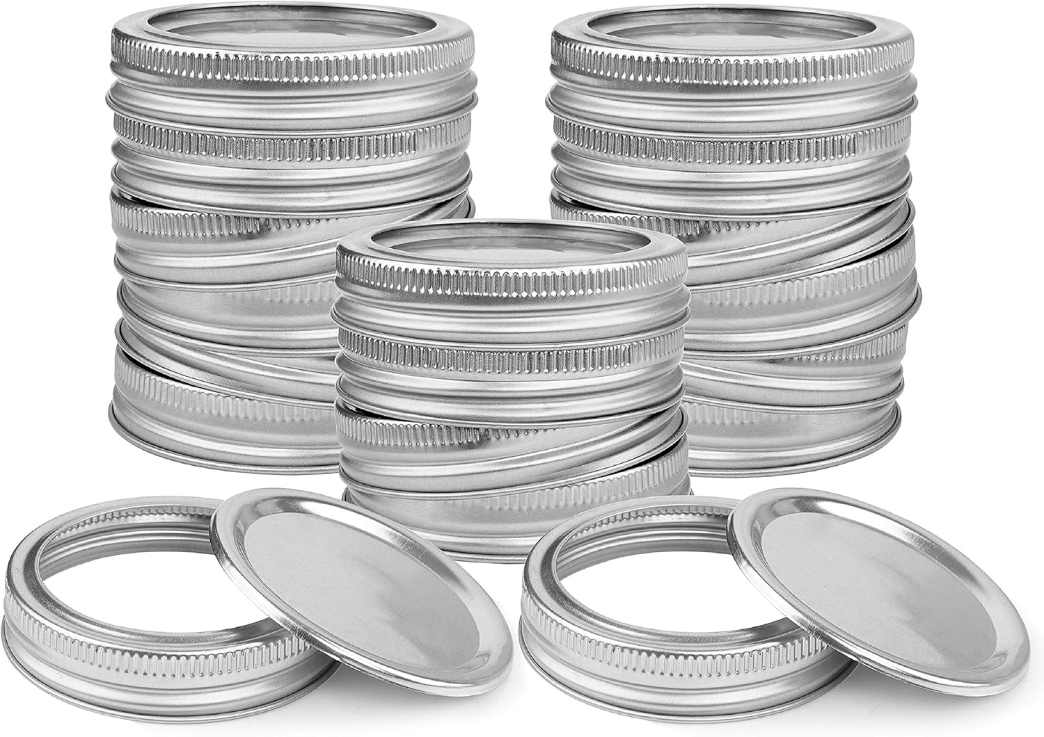 Canning Lids, Regular Mouth Mason Jar Lids And Bands 26