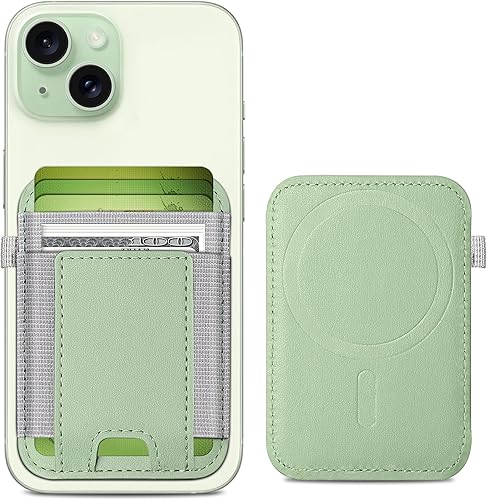 Miniatura 141 de ExtreLife Magsafe Wallet, cartera magnética más fuerte para iPhone 17/16/15/14/13/12, para tarjetero Magsafe con 2 ranuras para tarjetas, bloqueo
