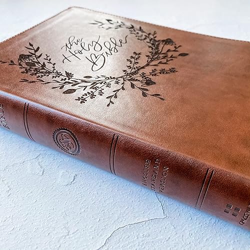 Miniatura 3 de Hand Lettered and Laser Engraved ESV Wide Margin Bible, Personalized Gift, Custom Name Engraving Available
